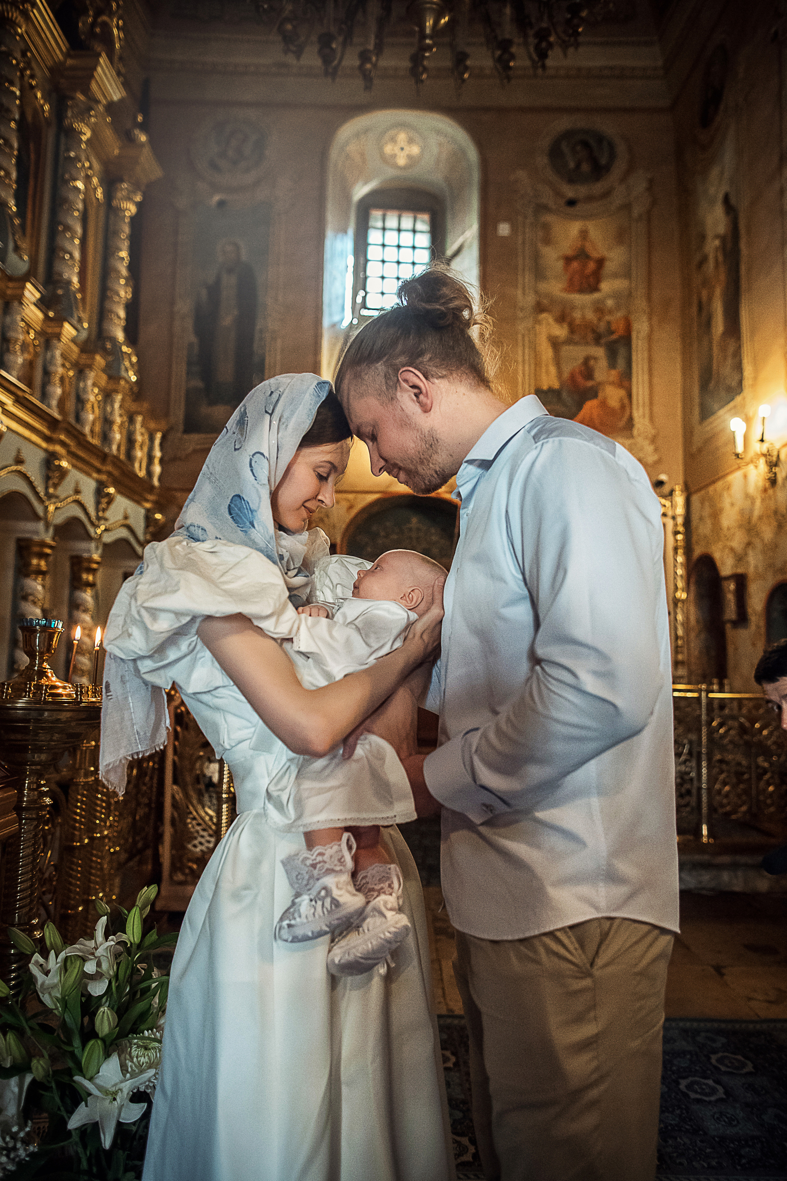 Крещение Лука. Гипнопсихолог, женский фотограф Ольга Парфентьева (Васанти)