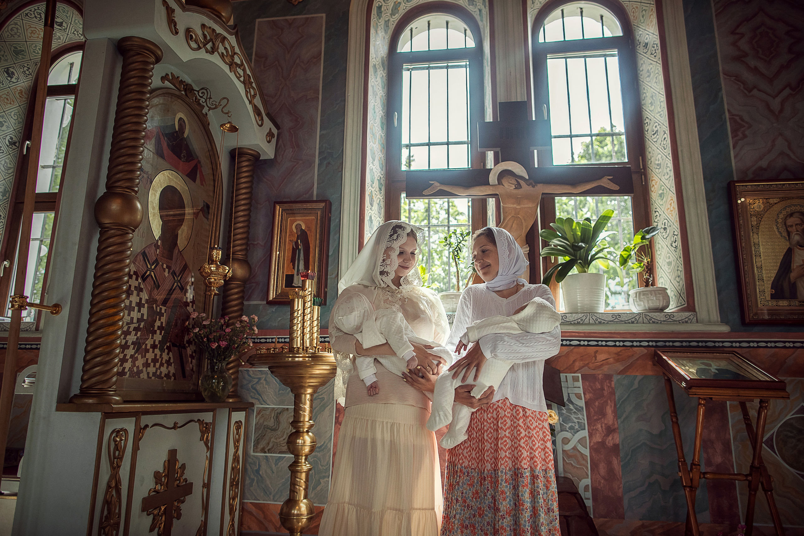 Крещение Иша и Лева. Гипнопсихолог, женский фотограф Ольга Парфентьева (Васанти)