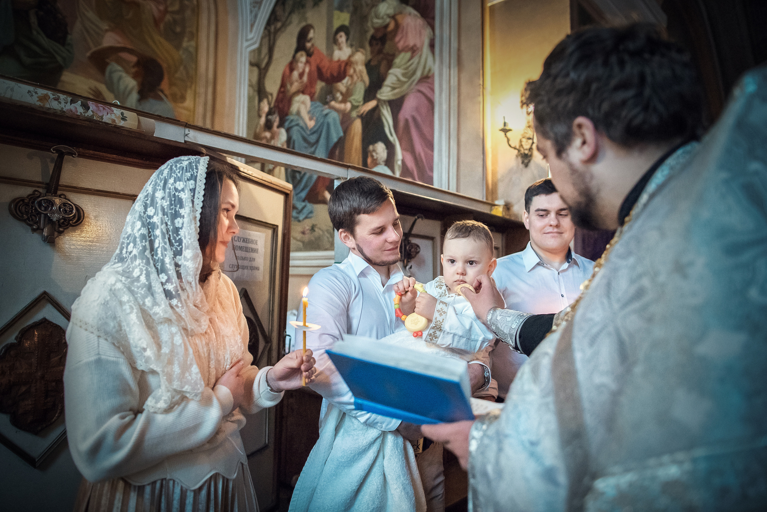 Крещение Дима. Гипнопсихолог, женский фотограф Ольга Парфентьева (Васанти)