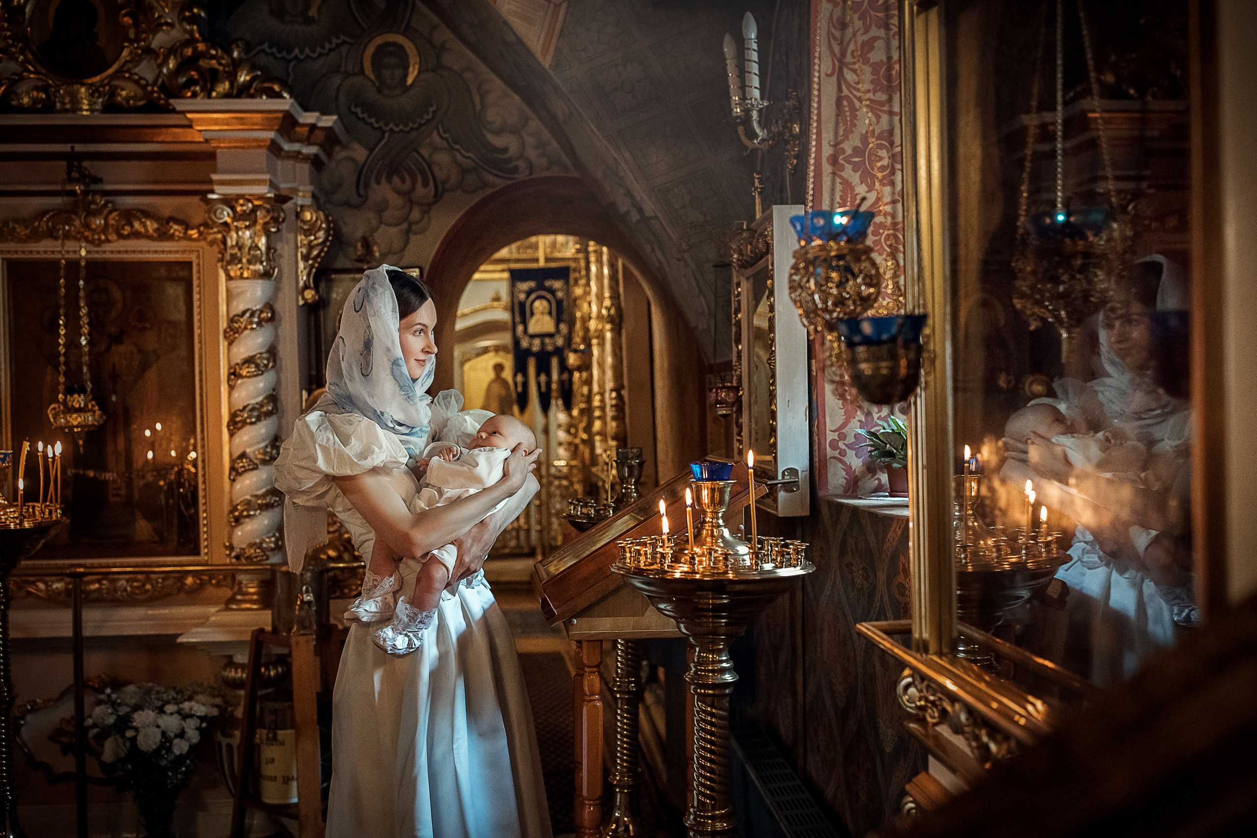 Крещение Лука. Гипнопсихолог, женский фотограф Ольга Парфентьева (Васанти)