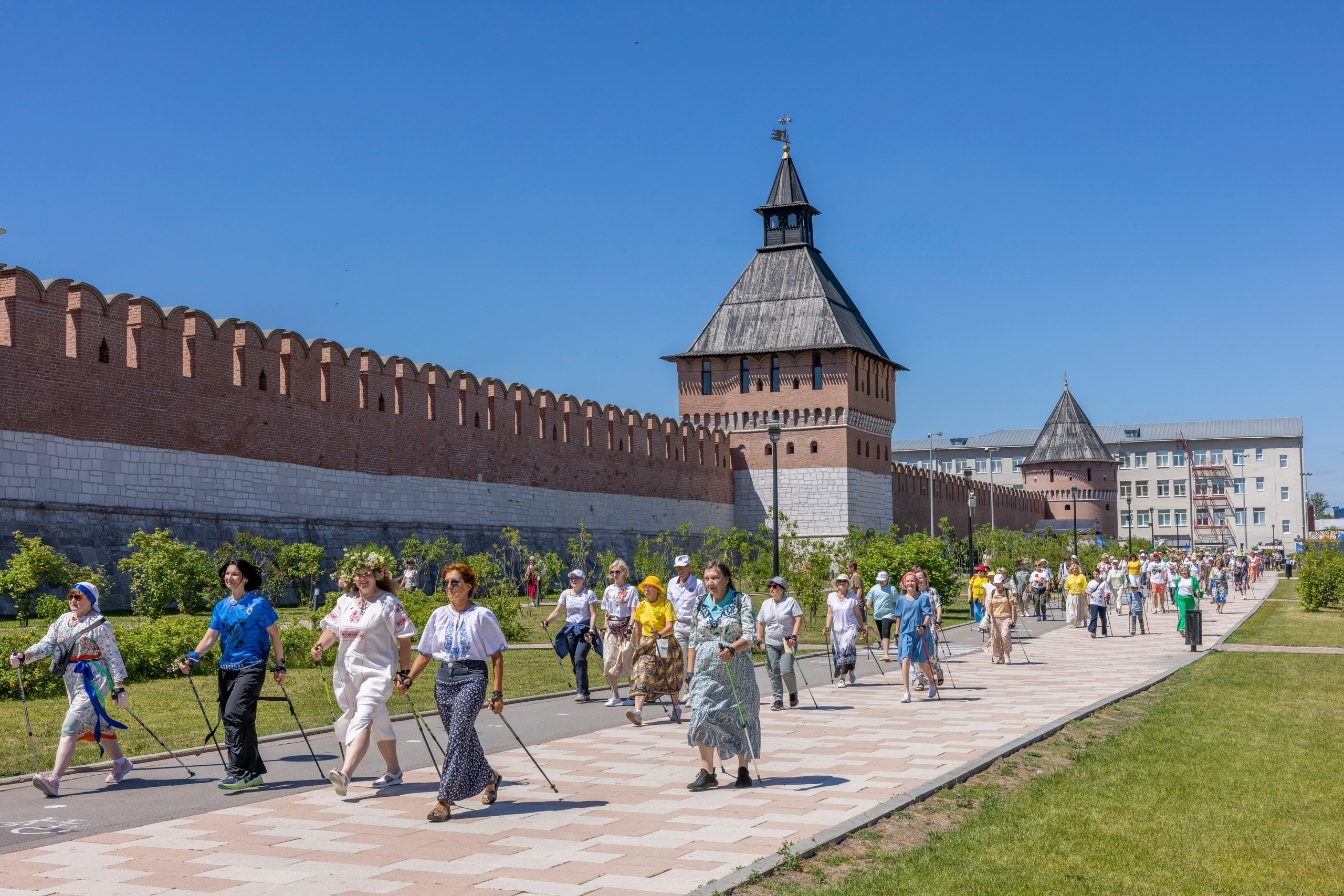 Фестиваль «Ромашковый хоровод». Северная ходьба. Фотограф в Туле Крупский АнДРей. Фотостудия «КАДР71» в Туле
