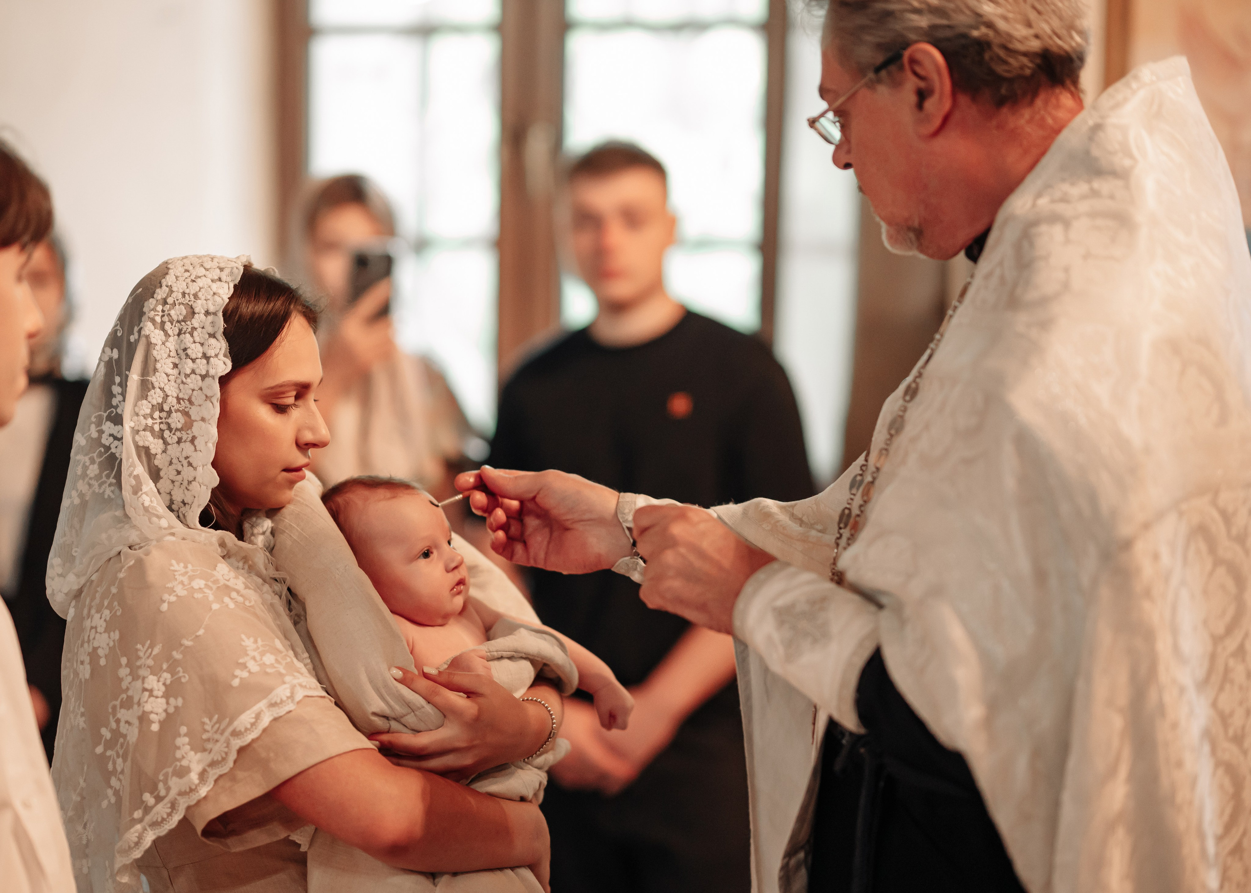 Таинство Крещения. Крамер Юлиана детский и семейный фотограф