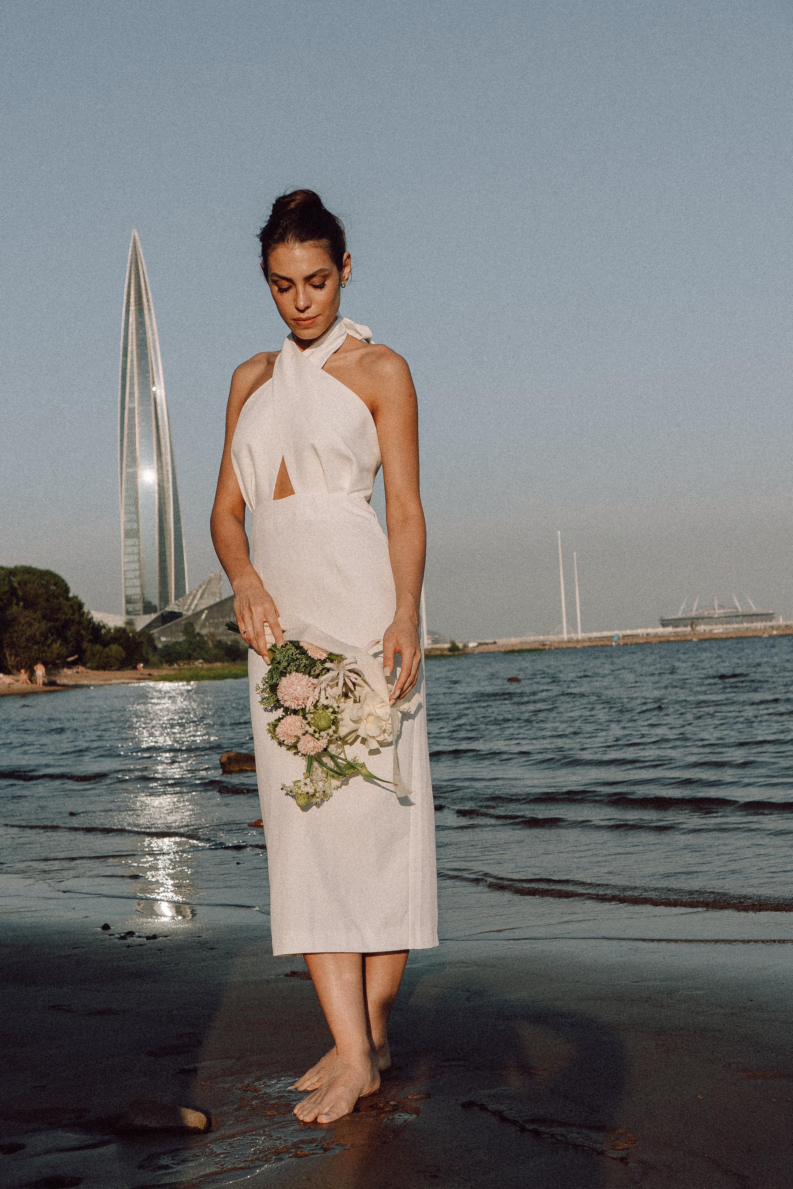 СВАДЕБНАЯ ФОТОСЕССИЯ ВЫЕЗДНОЙ ЦЕРЕМОНИИ (ФИНСКИЙ ЗАЛИВ). Профессиональный фотограф, Санкт-Петербург — Виктория Богомолова