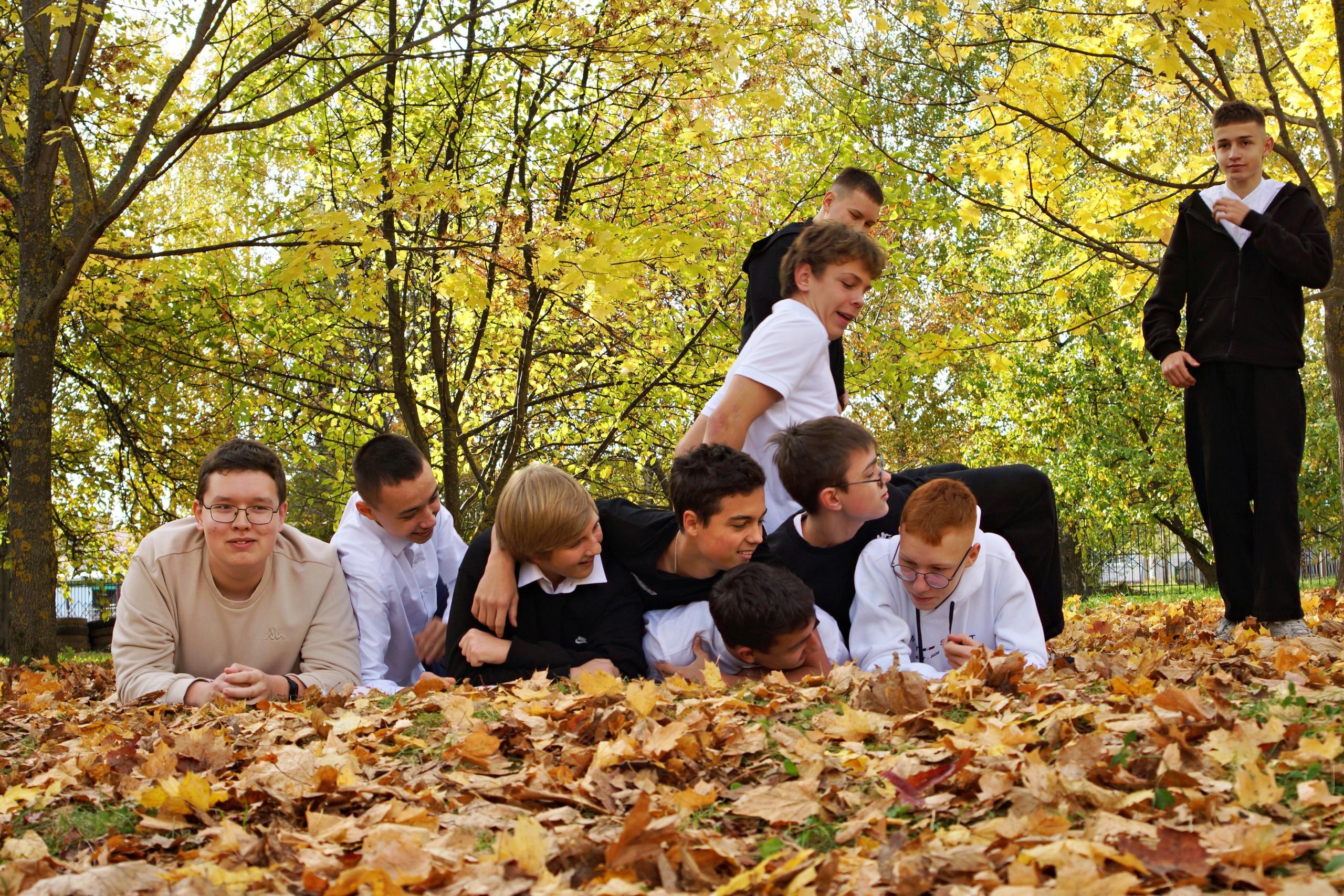 Осенняя фотосессия в школе г. Йошкар-Ола