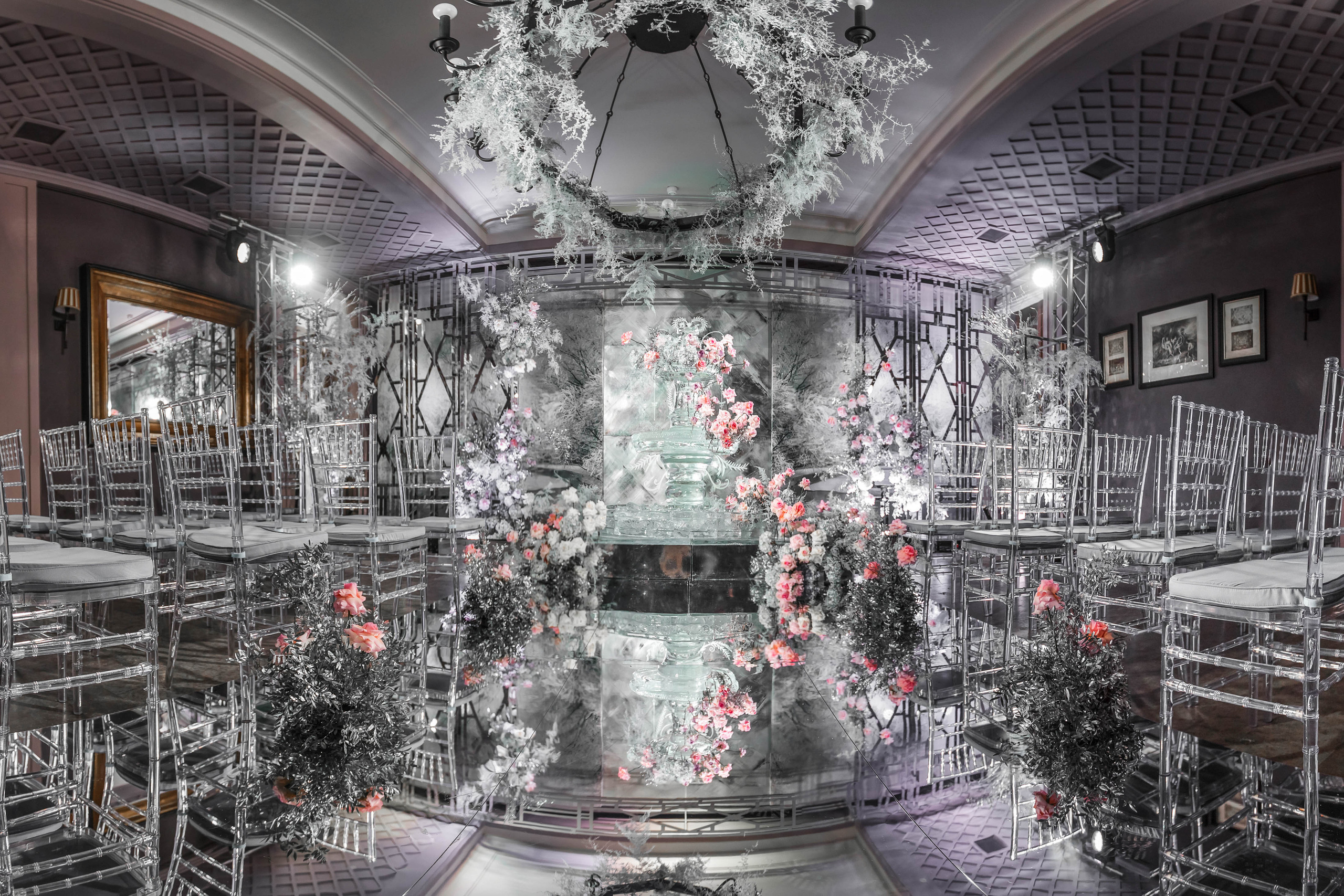 Ледяной декор в замке БИП. NesterovaMaria.ru