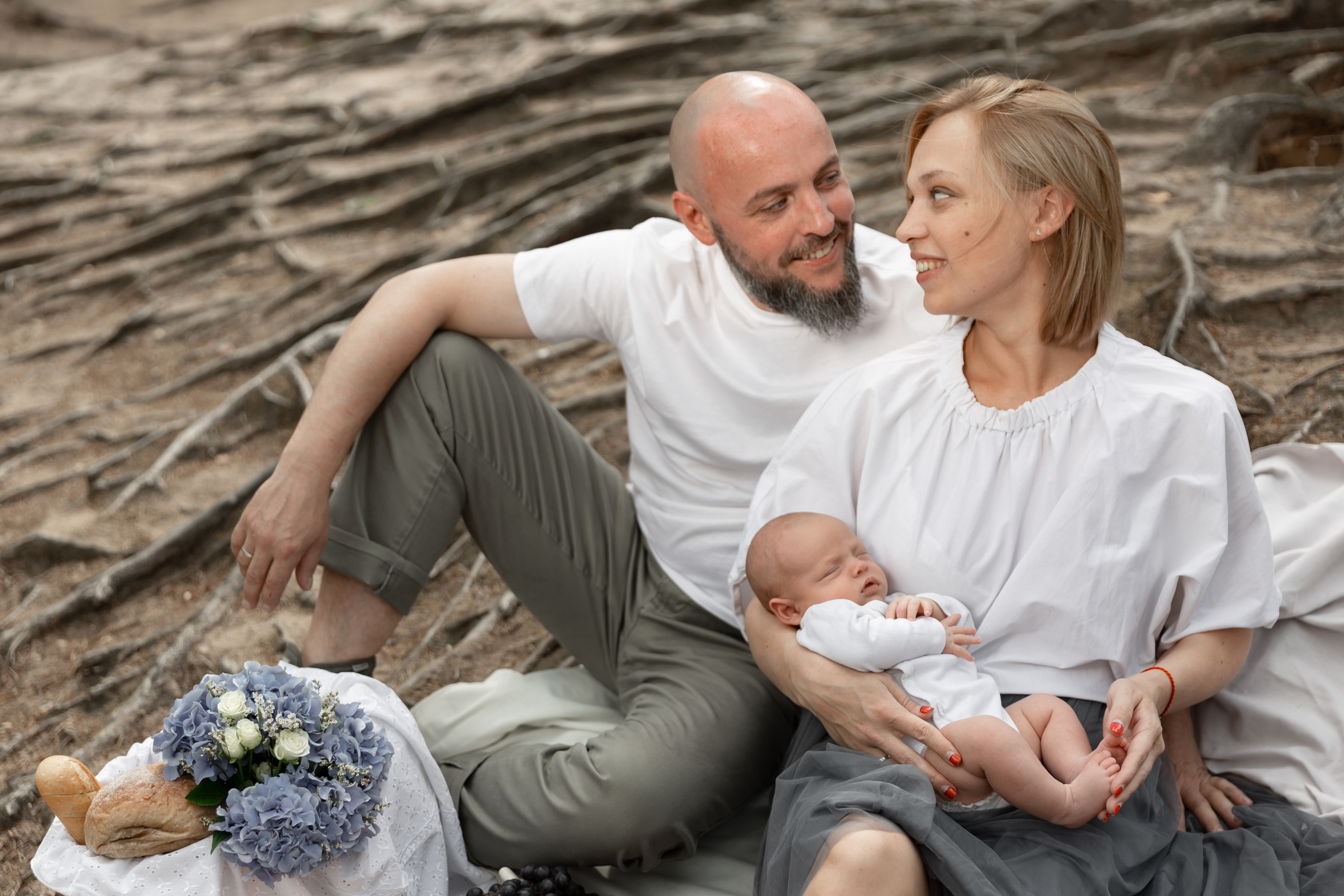 Малыш с мамой и папой. NesterovaMaria.ru