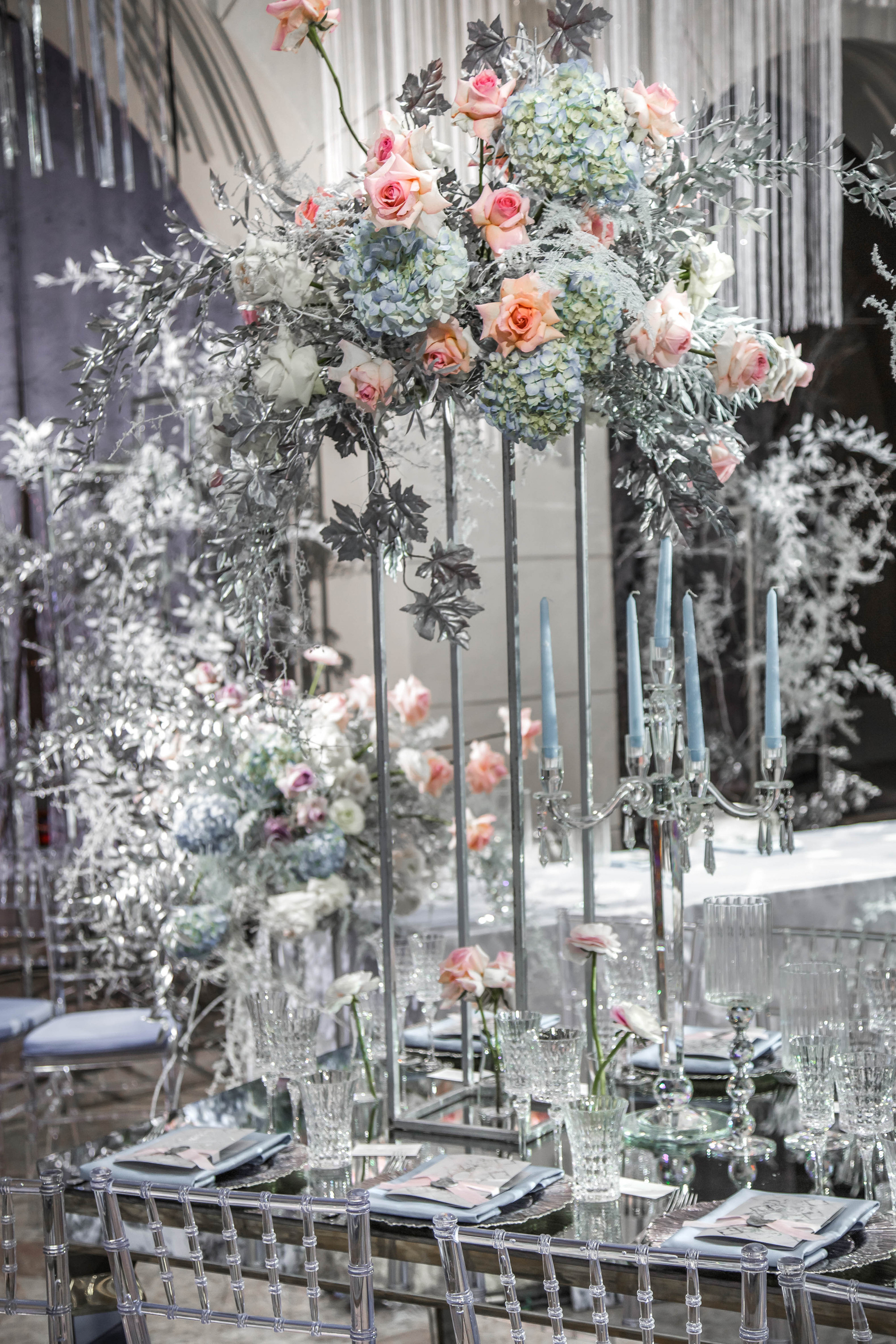 Ледяной декор в замке БИП. NesterovaMaria.ru