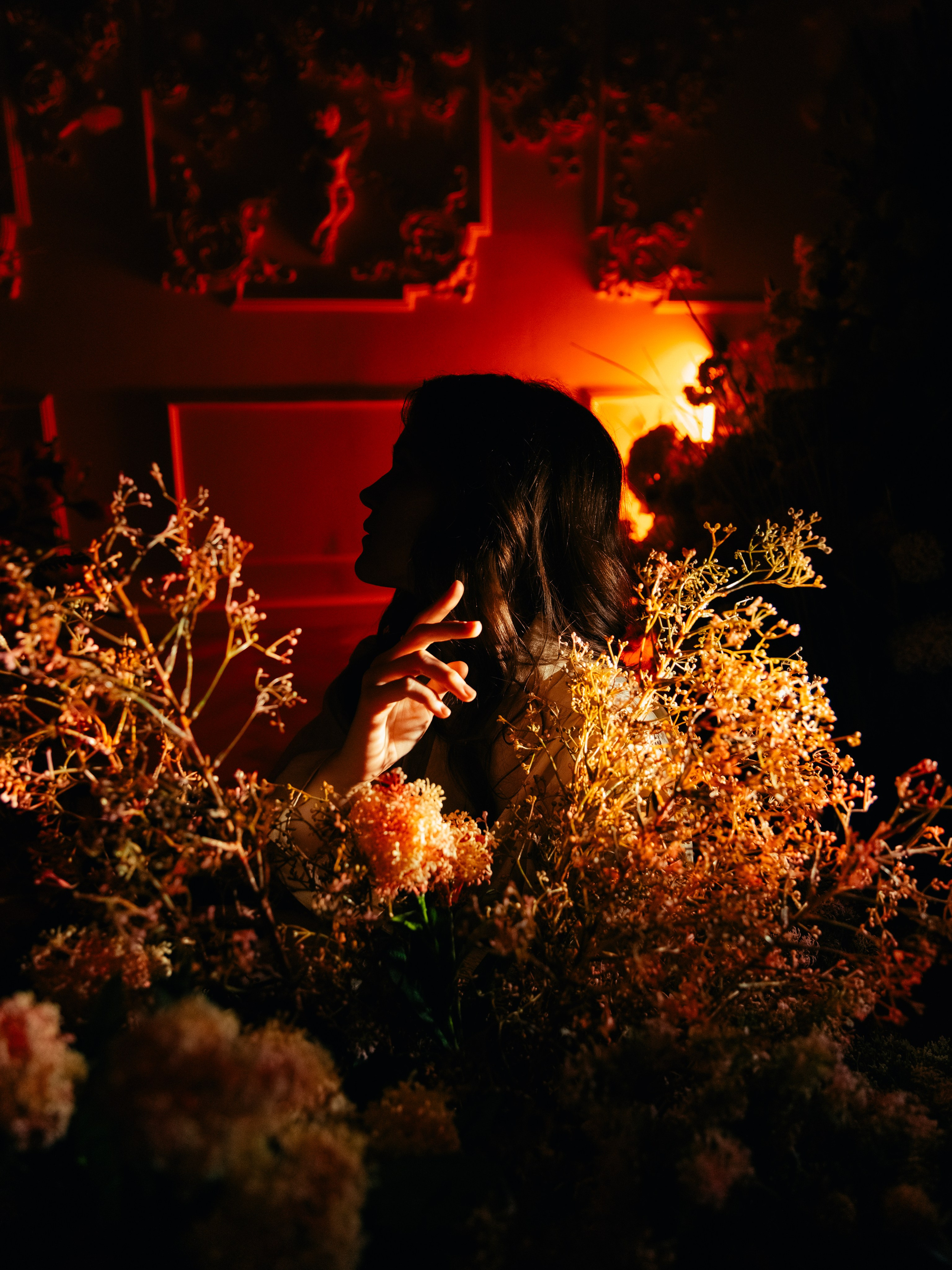 Портретная фотосессия с цветным светом в Новосибирске — Роман Лахмыткин