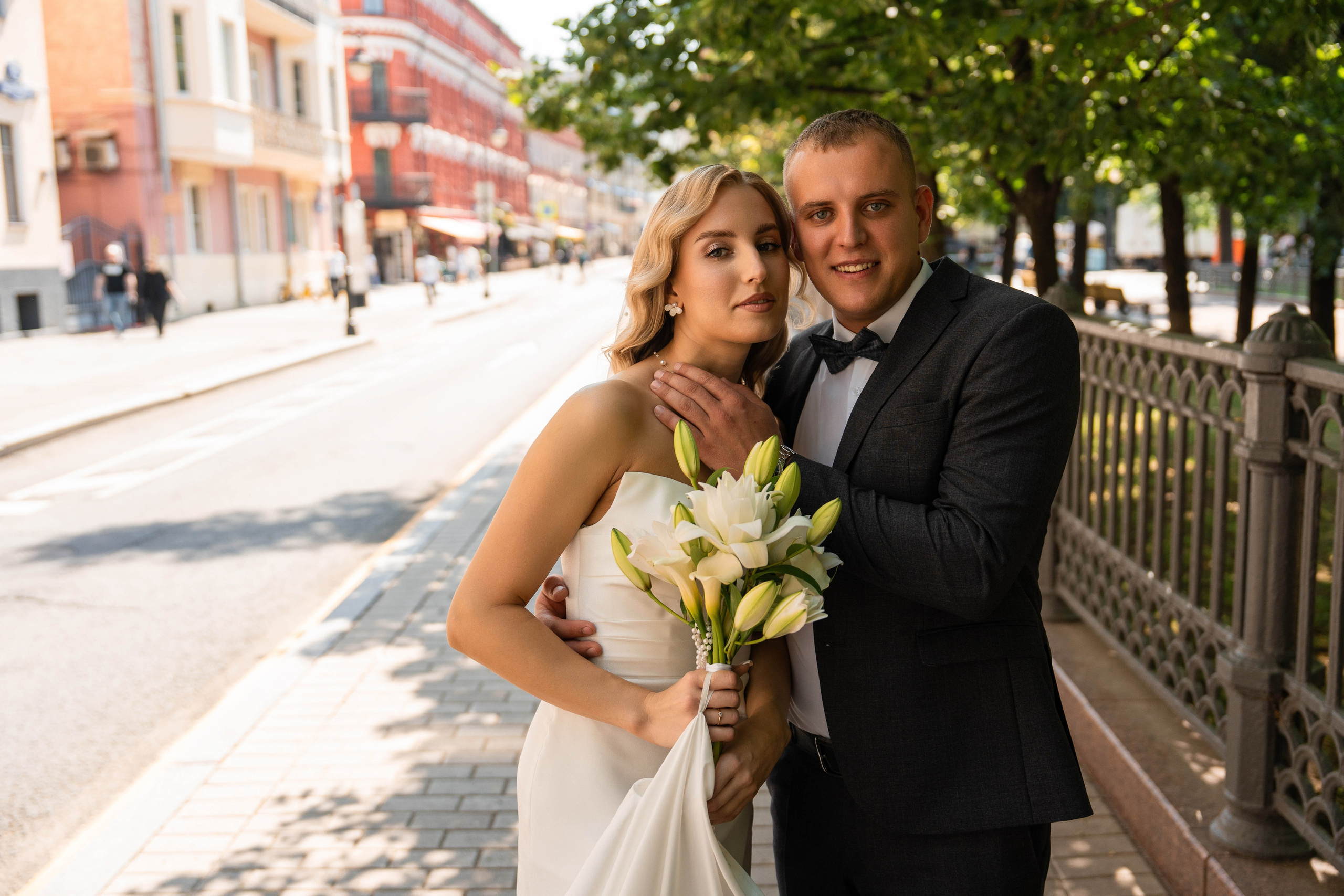 Свадебная фотосессия в Москве, регистрация в Кутузовском ЗАГСе Москва. Свадебный фотограф в Москве Анна Полушина