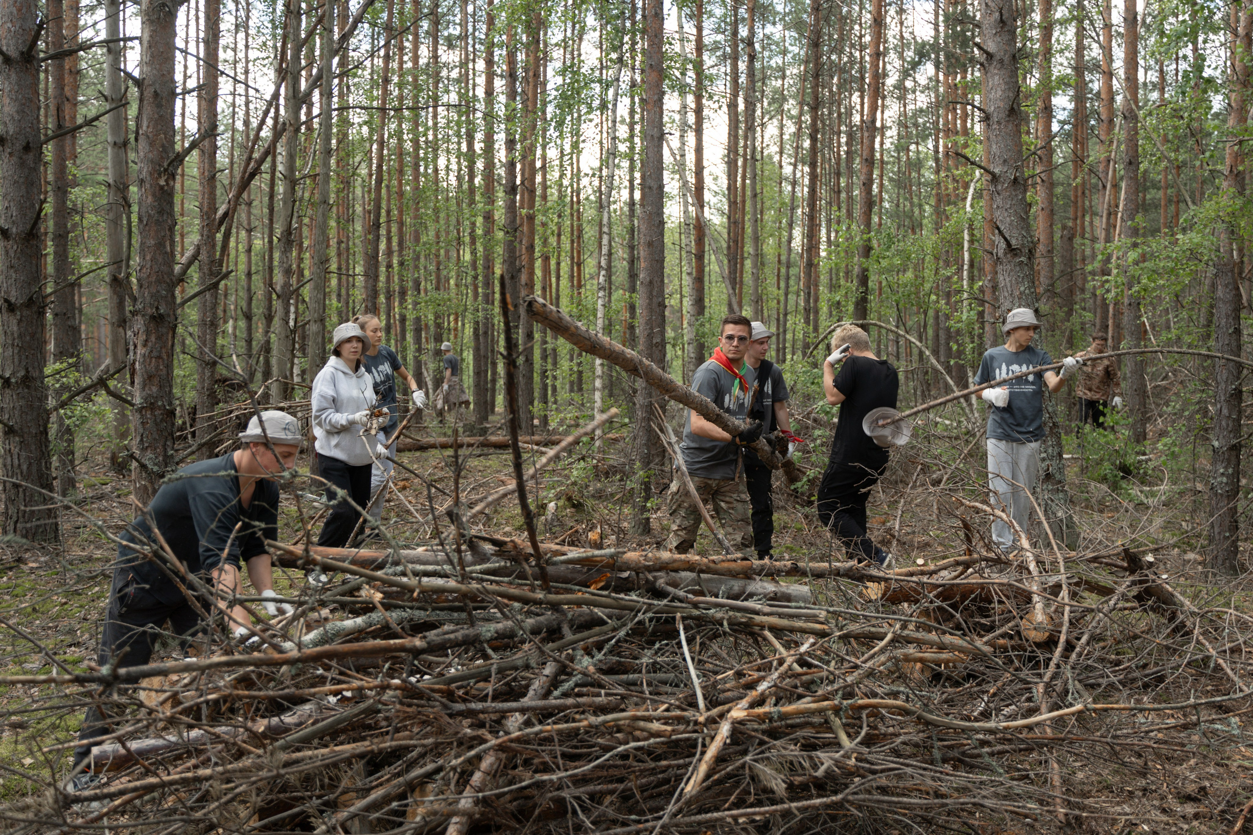 Эко-сборы добровольцев «О! Пушка» в национальном парке «Мещерский» 2024. Фотограф Надежда Погребняк | Рязань | Москва