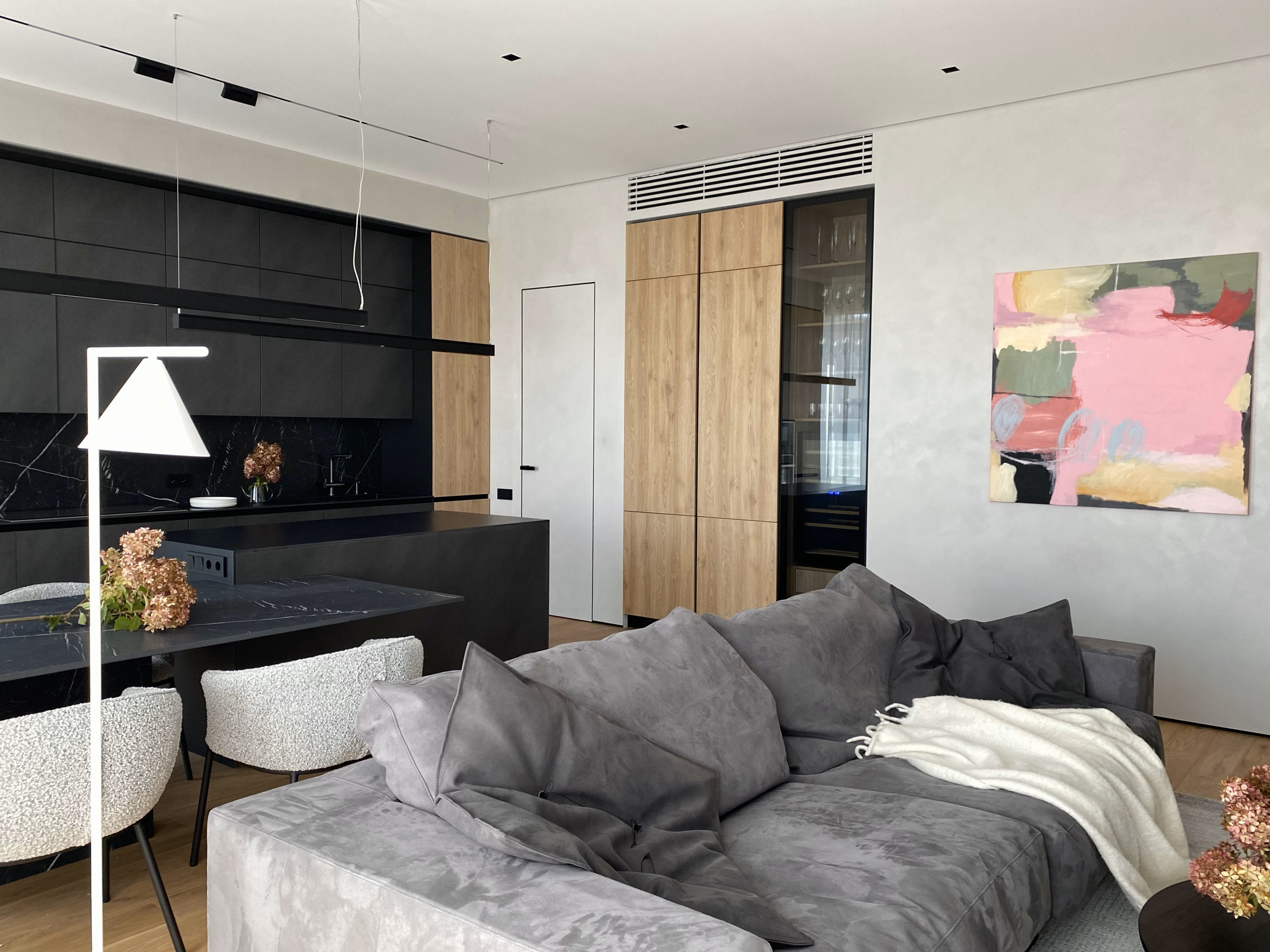 Квартира с видом на Неву, 140 м². Дизайнер интерьера, Санкт-Петербург