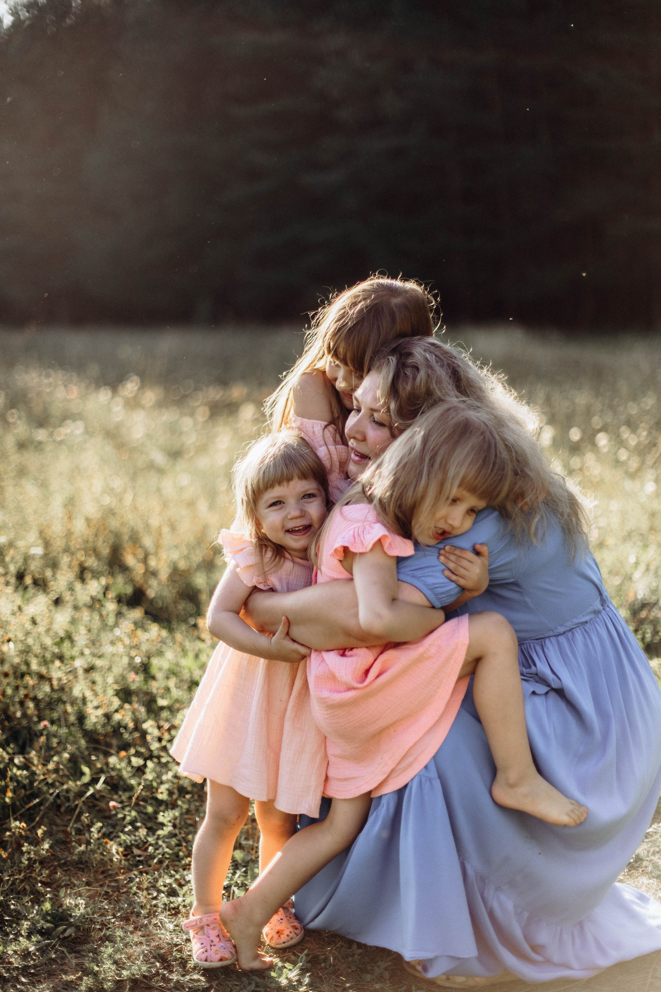 Лена и три принцессы. Семейный фотограф Москва Ирина Малышева