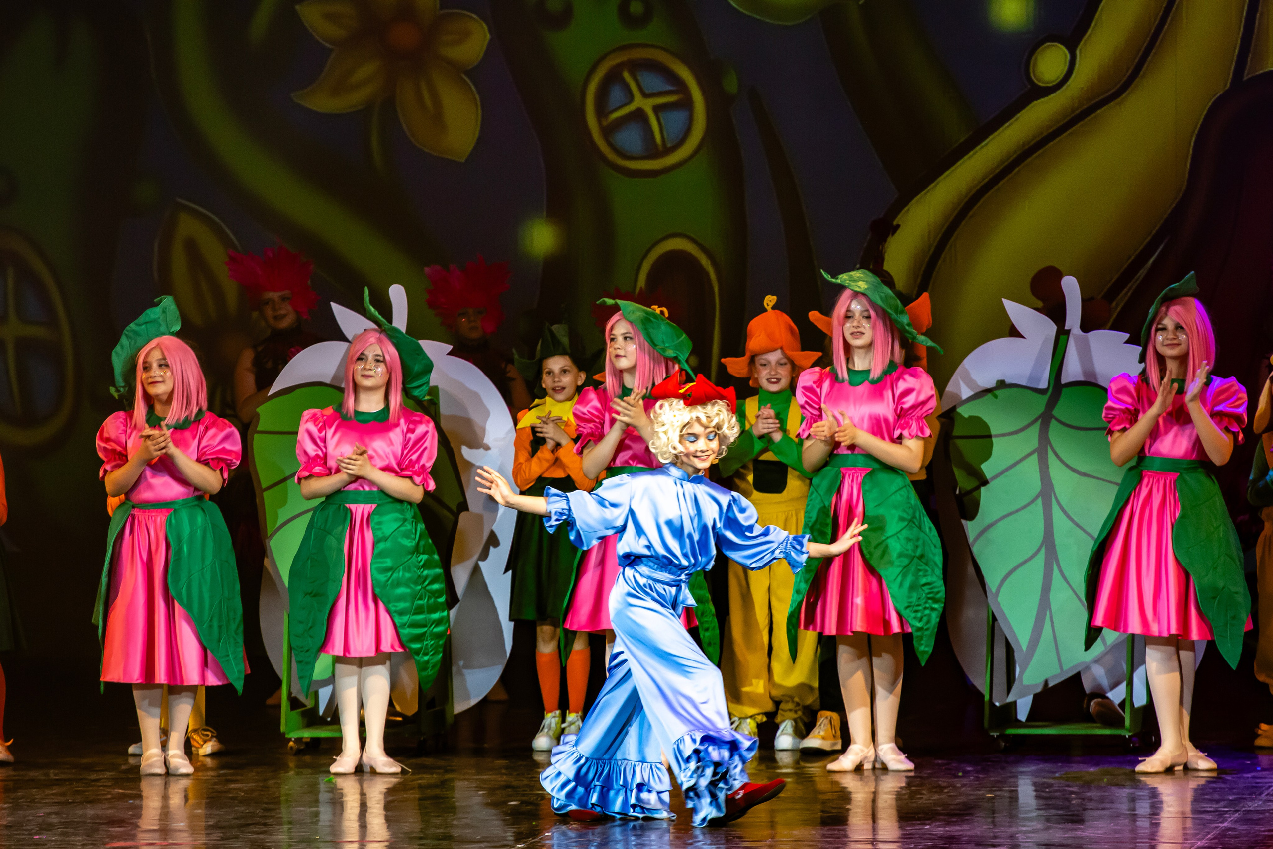 Мюзикл «Незнайка в царстве малюток» премьера Сочи солнышки и Сочи Соло. Фотограф в Сочи Юрий Шептаев