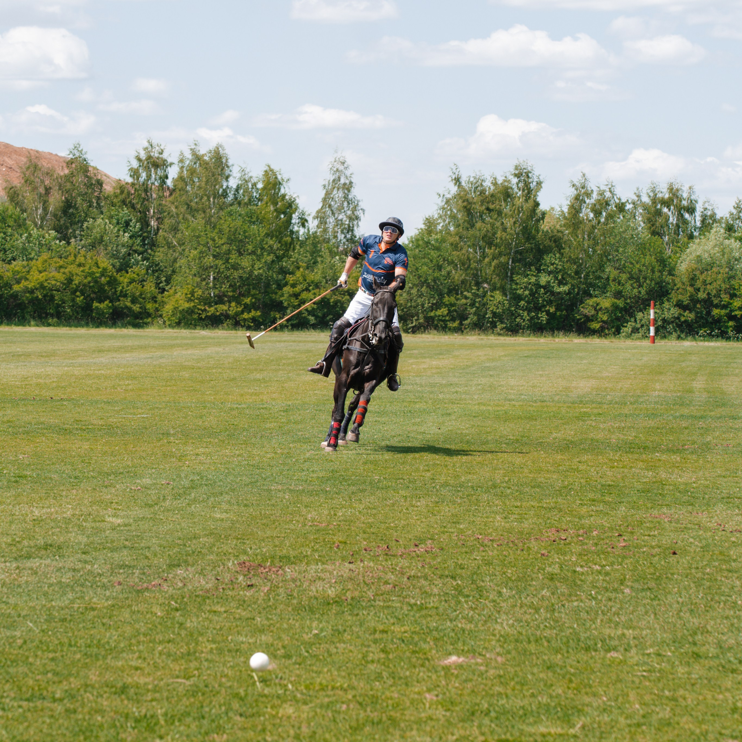 Конное поло. Фотограф Зинаида Евдокимова