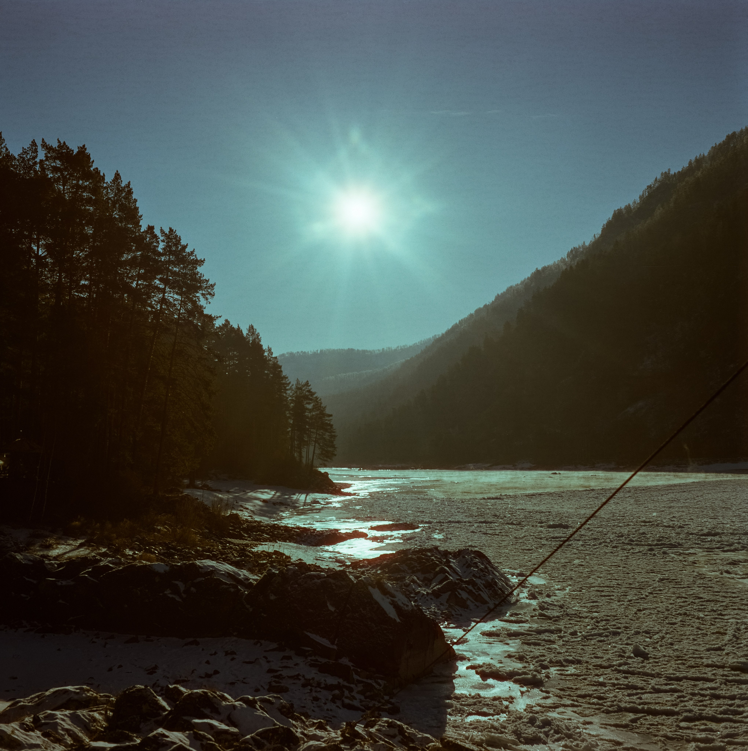 Кызыл-Таш, Кедровый остров / 11 декабря 2023 года (-25С) / CineStill 5