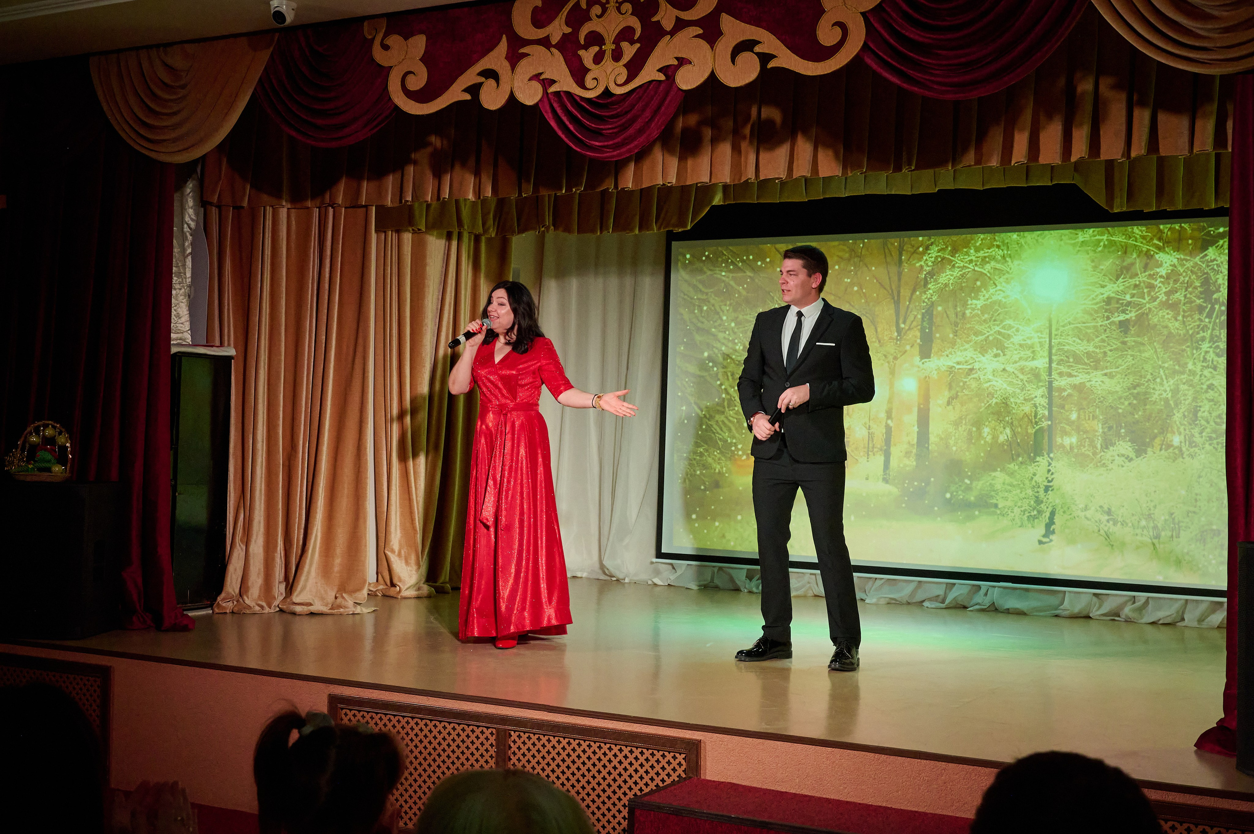 НОвогодний концерт. дк Виноградный. Жизнь курорта Кабардинка в фотографиях