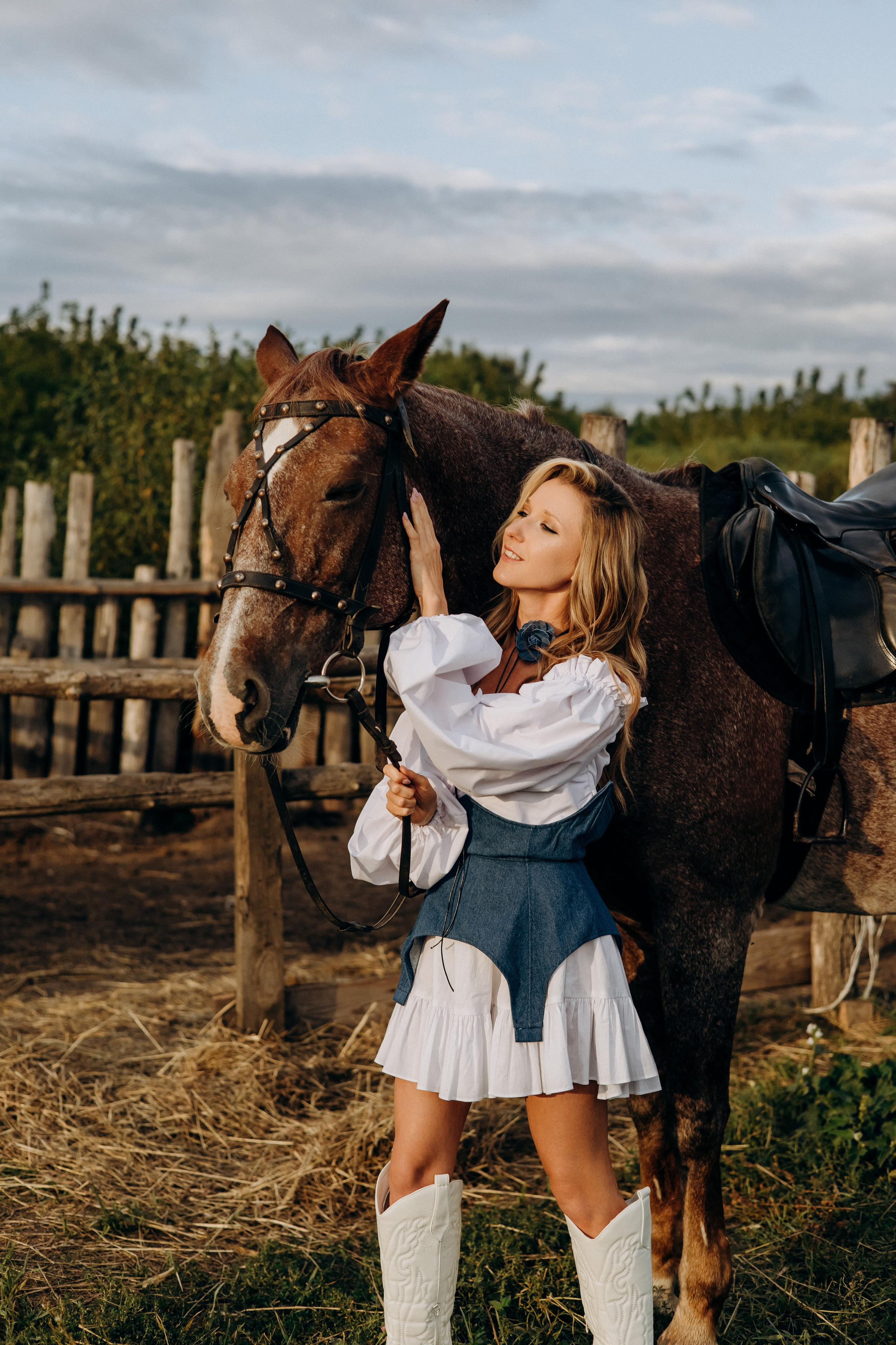 Фотоистория в конюшне. Портретный и семейный фотограф в Воронеже Ксения Ремизова