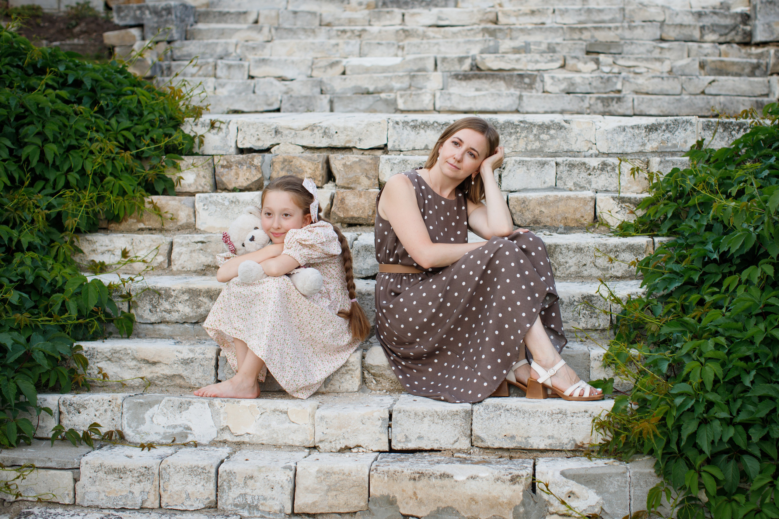 Леночка и Поля. Детский и семейный фотограф Мария Киселёва. Москва