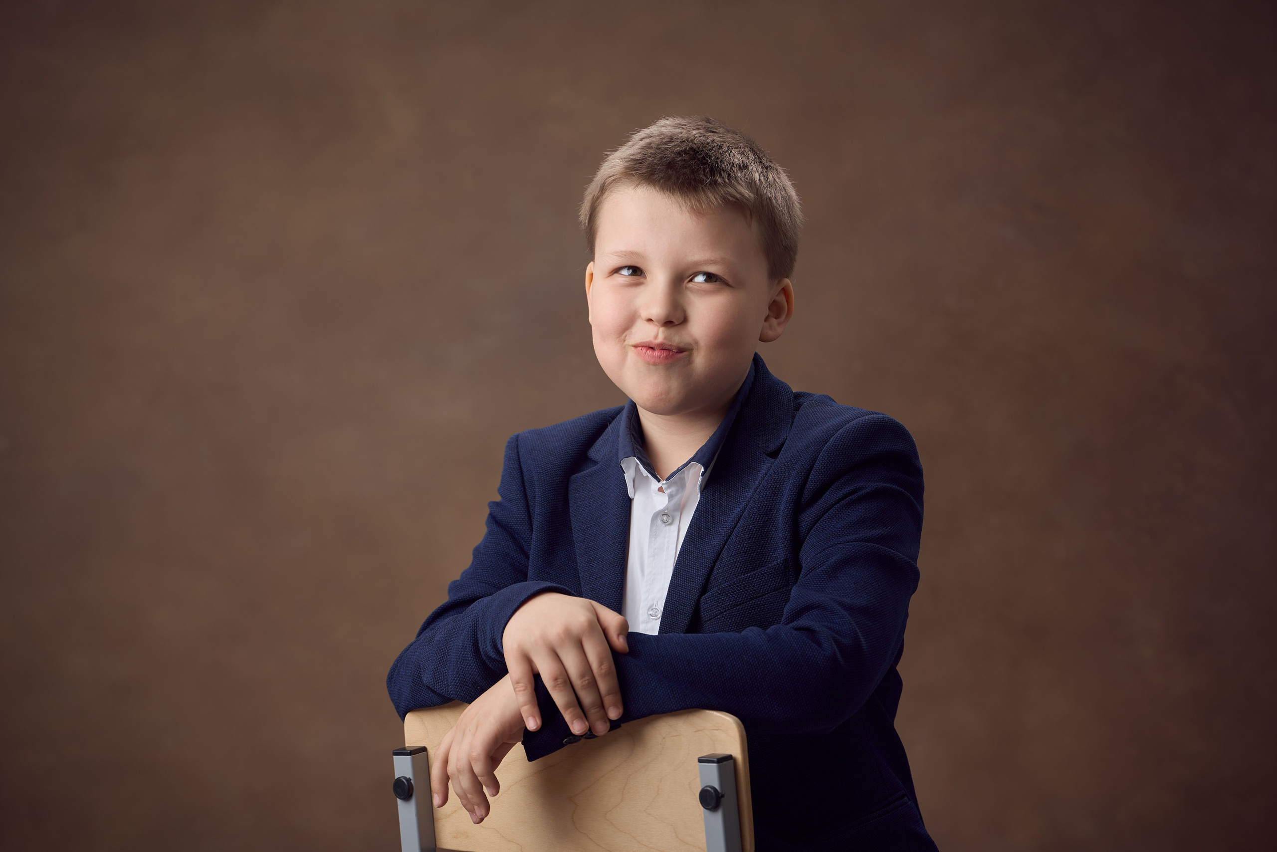 Общее фото в 3 классе, виньетка и портретная фотосъёмка. Фотограф Евгений Опарин
