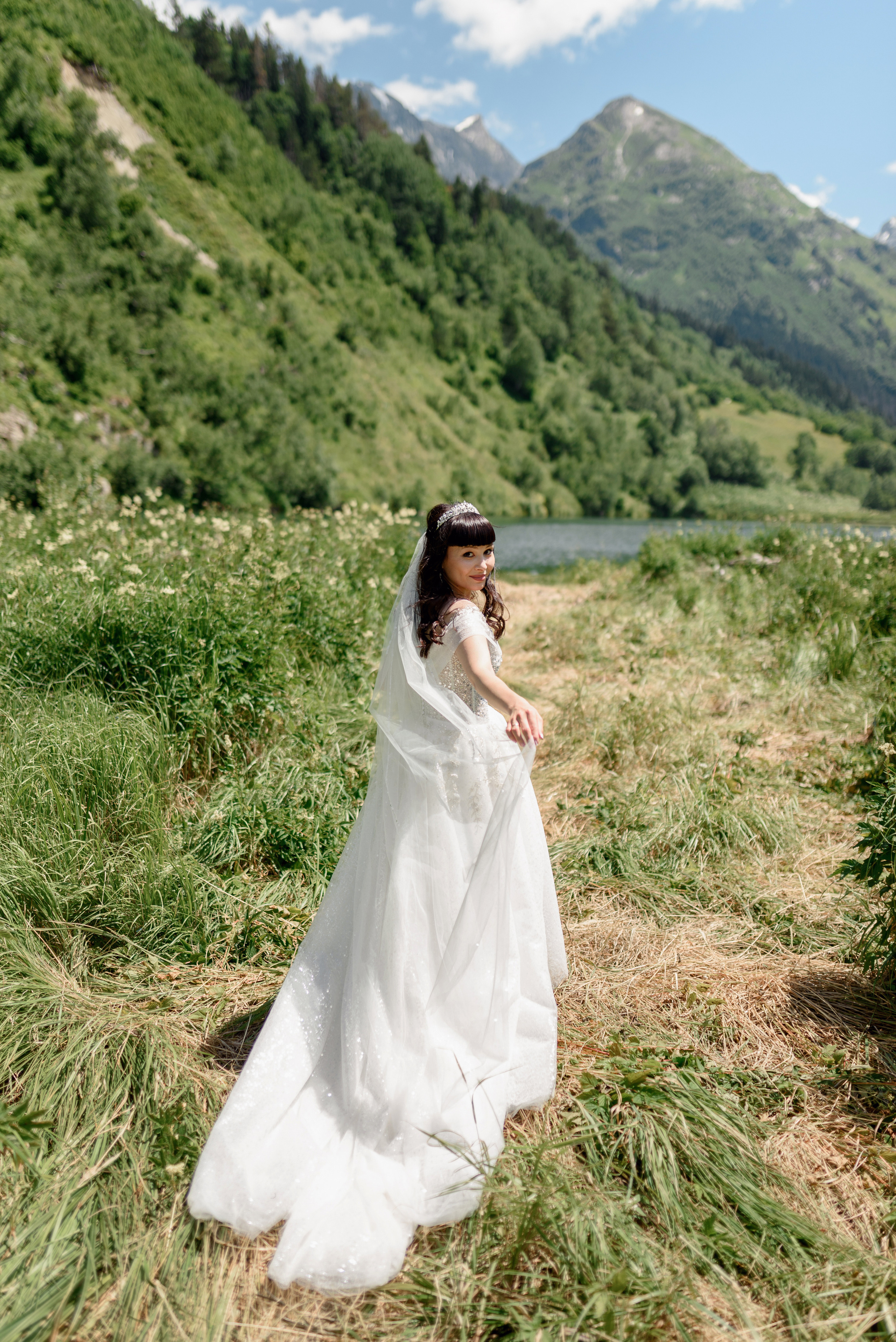Свадьба Анжелики и Максима (Домбай). Свадебный и travel фотограф в Волгограде, Сочи, Домбае, Европе
