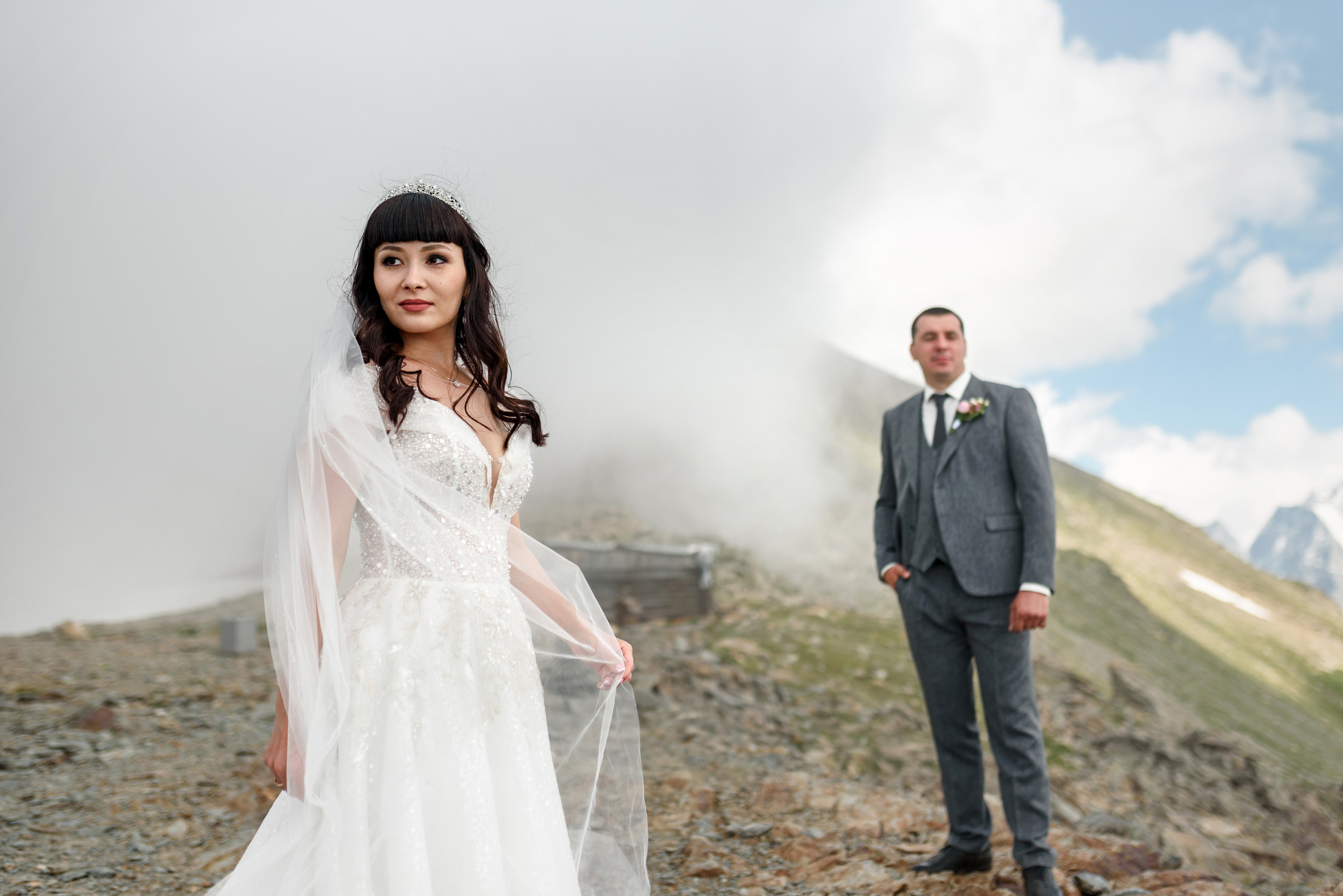 Свадьба Анжелики и Максима (Домбай). Свадебный и travel фотограф в Волгограде, Сочи, Домбае, Европе