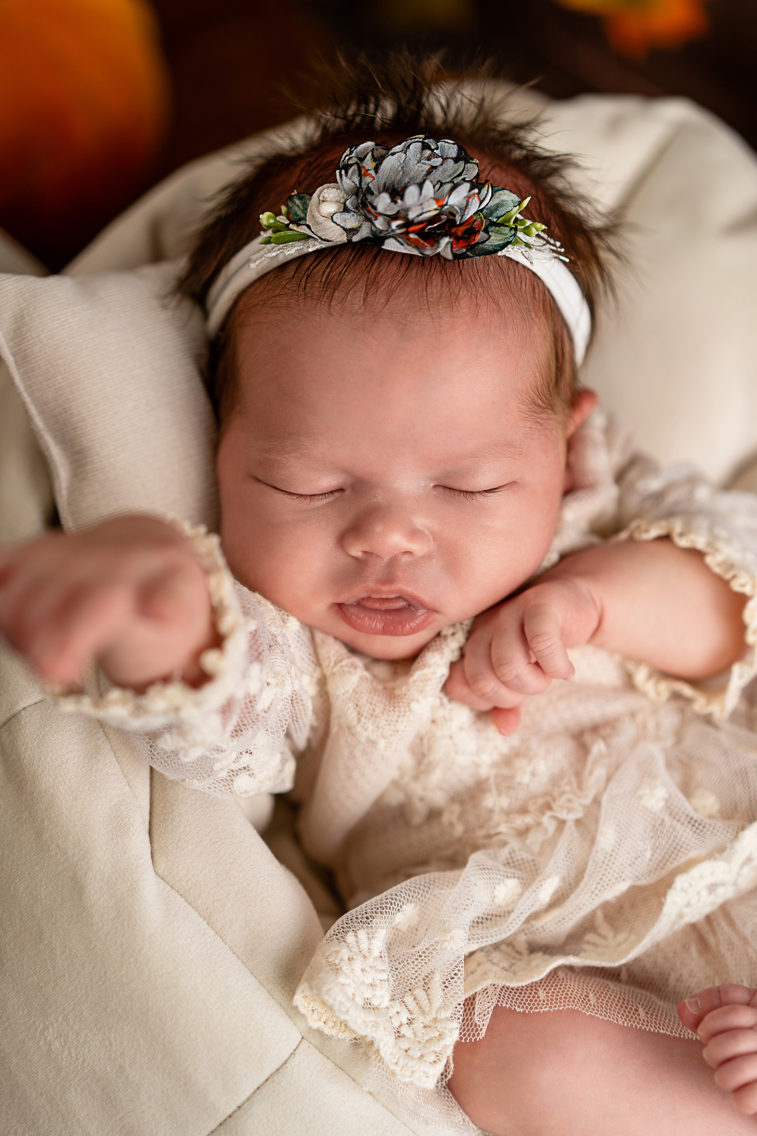 Есения 18 дней. Фотограф беременных, новорожденных и малышей до года