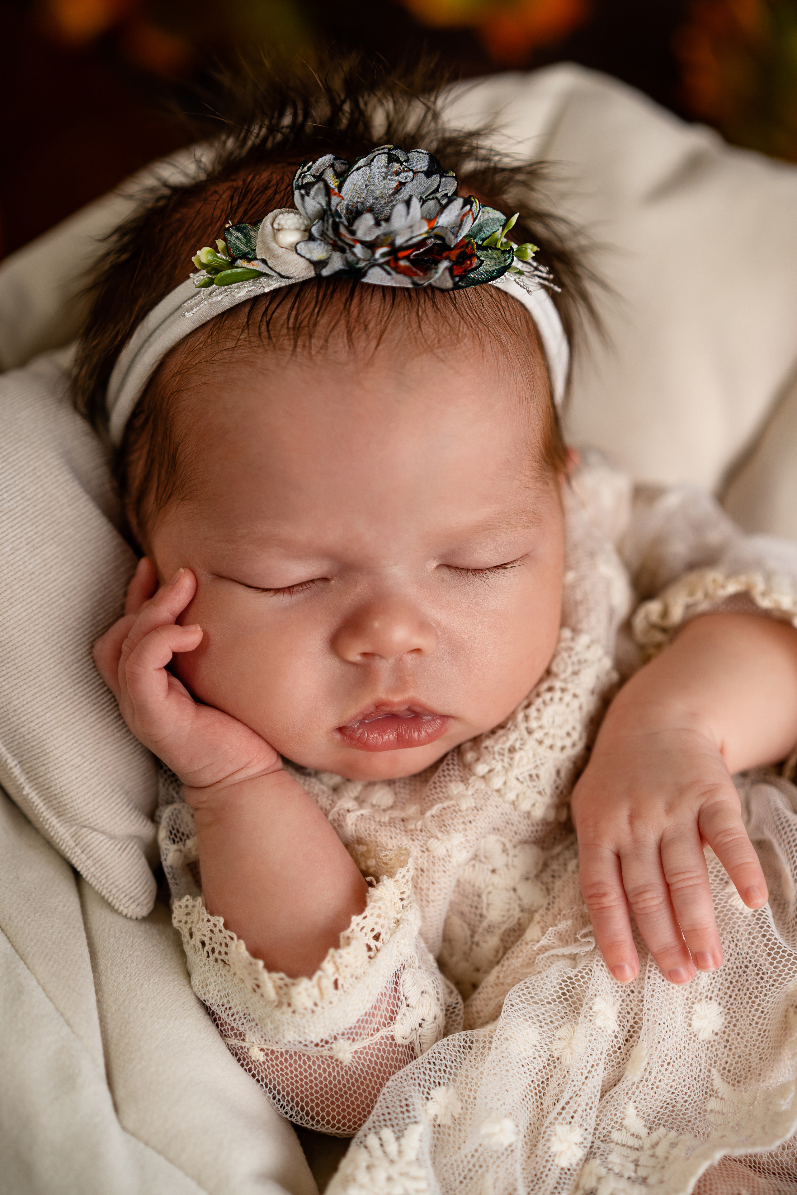 Есения 18 дней. Фотограф беременных, новорожденных и малышей до года