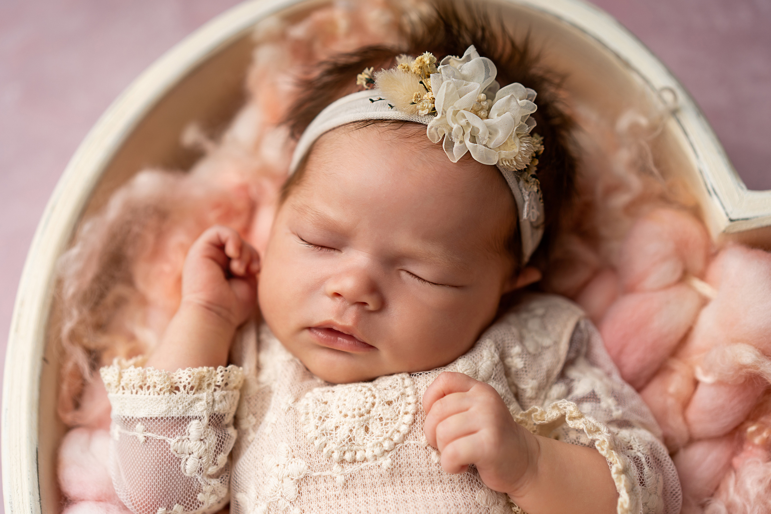 Есения 18 дней. Фотограф беременных, новорожденных и малышей до года