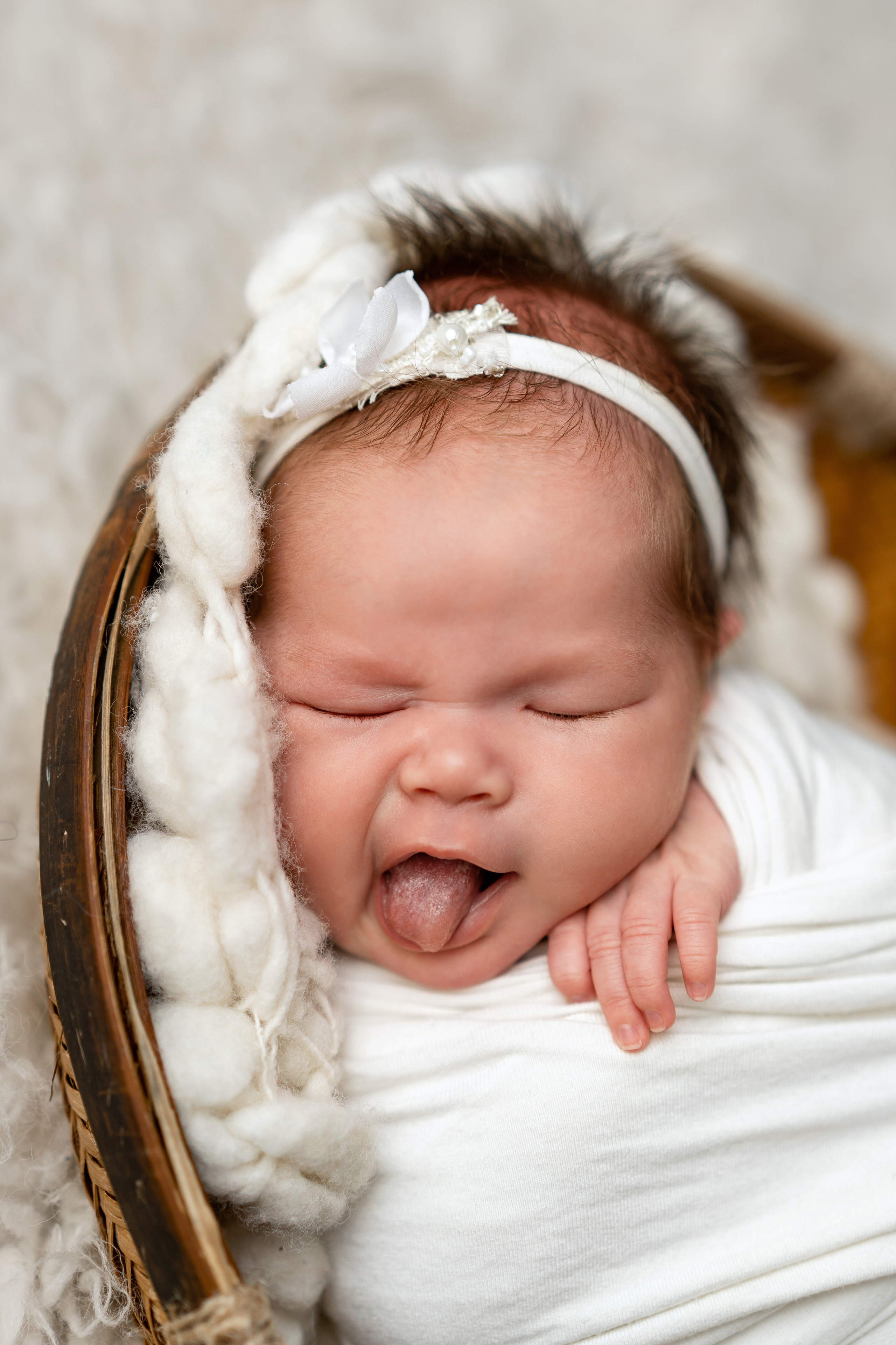 Есения 18 дней. Фотограф беременных, новорожденных и малышей до года