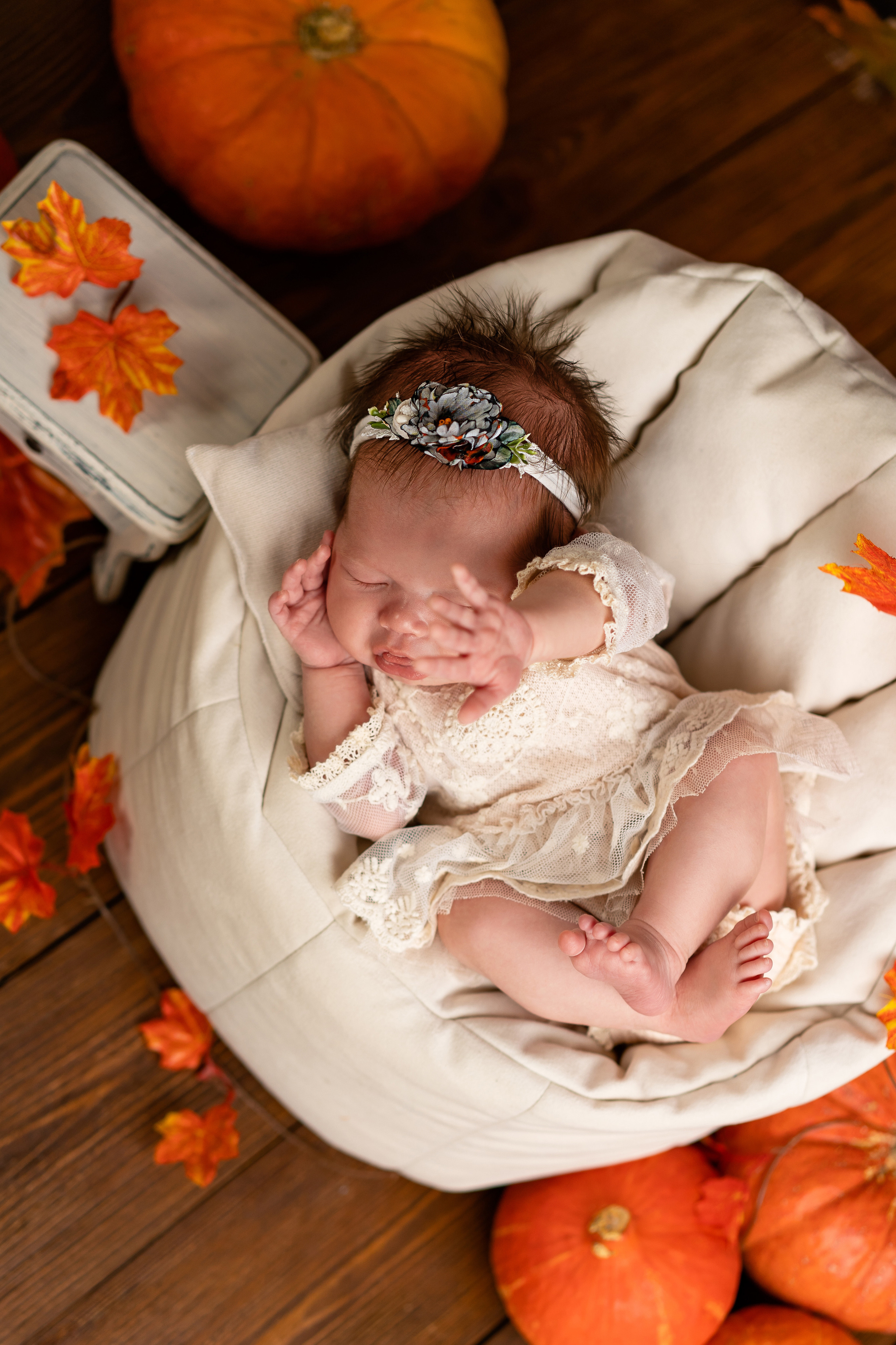 Есения 18 дней. Фотограф беременных, новорожденных и малышей до года