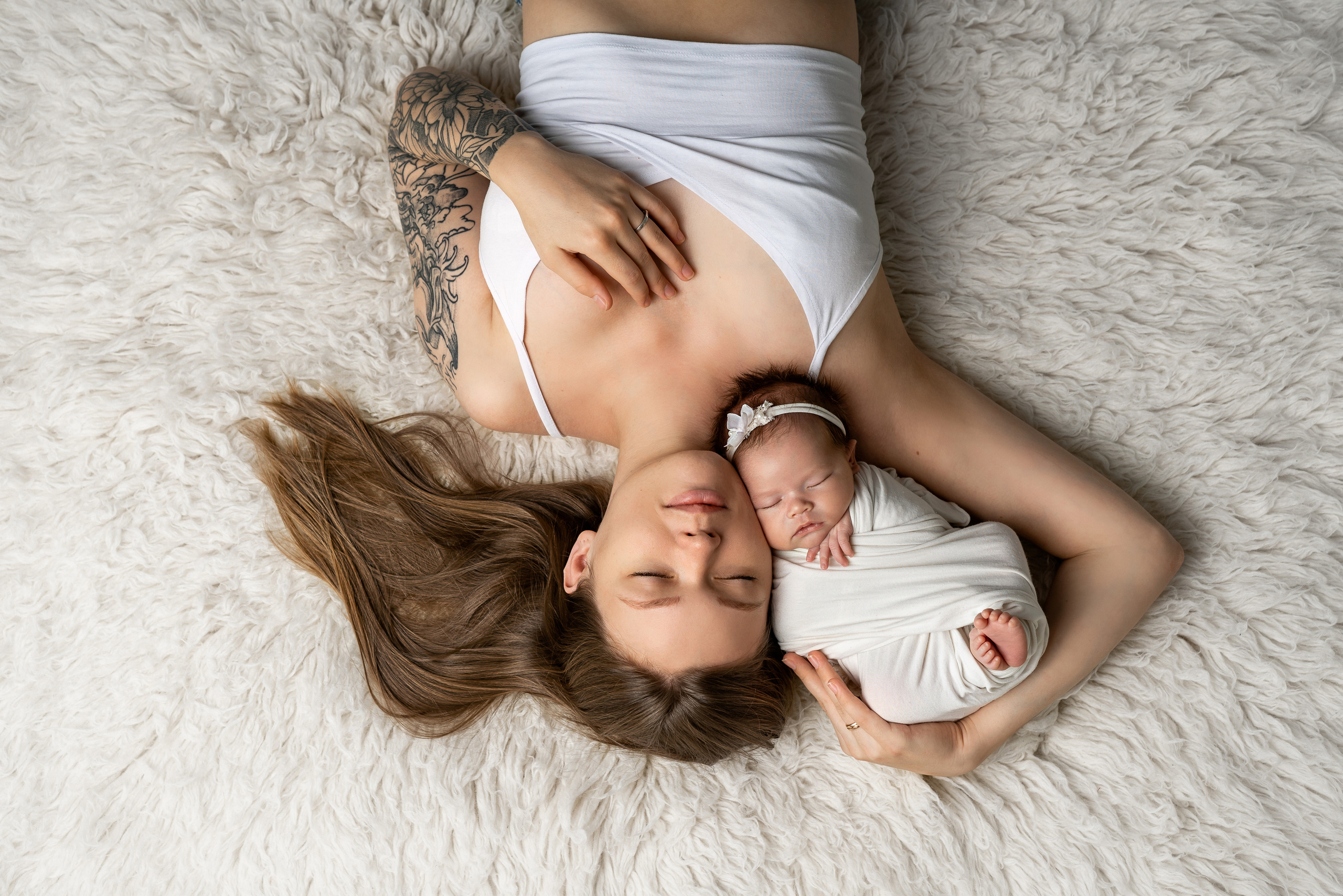 Есения 18 дней. Фотограф беременных, новорожденных и малышей до года