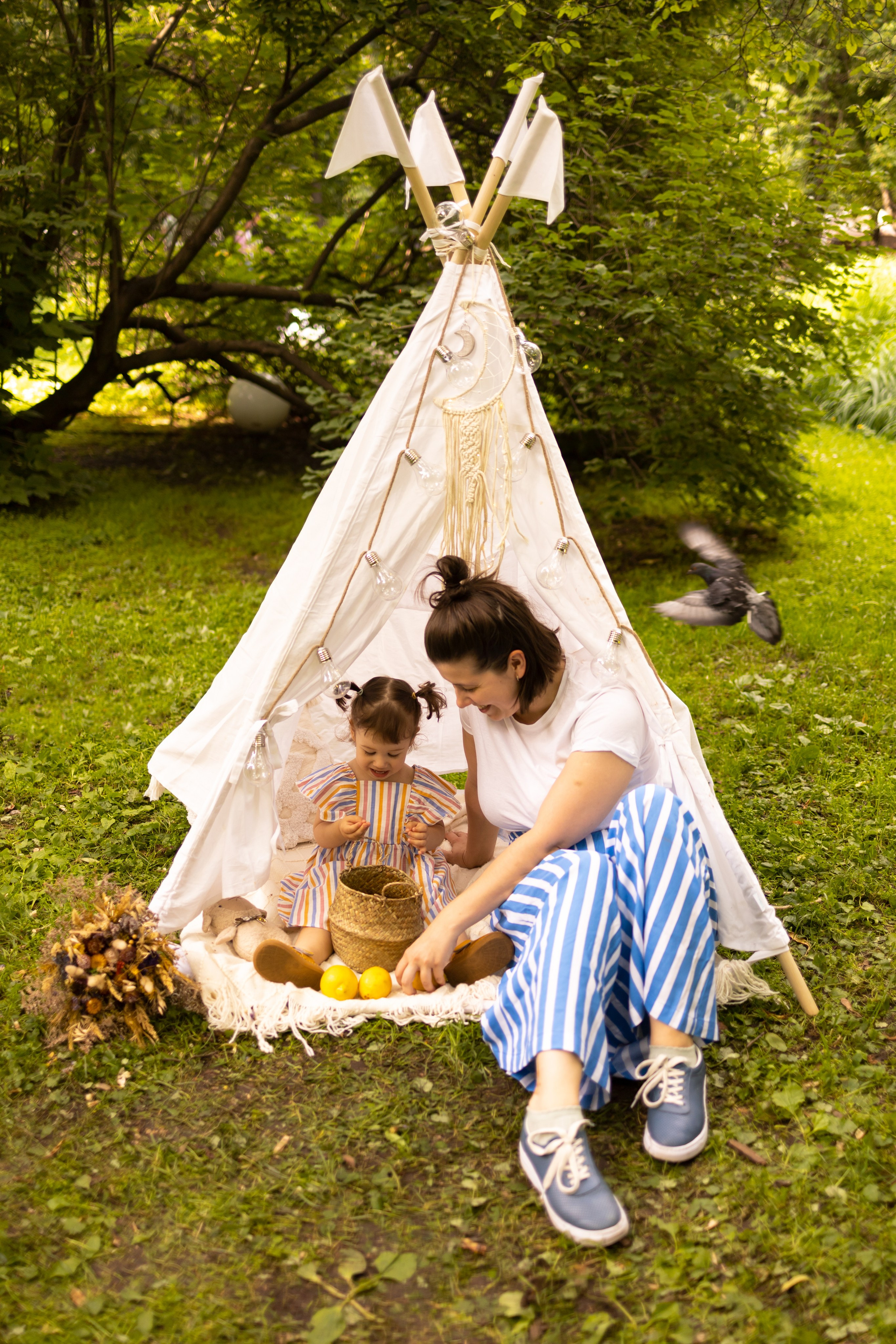 Boho wigwam (summer 2024). Семейный и детский фотограф, фотограф беременности, ньюборн в Москве