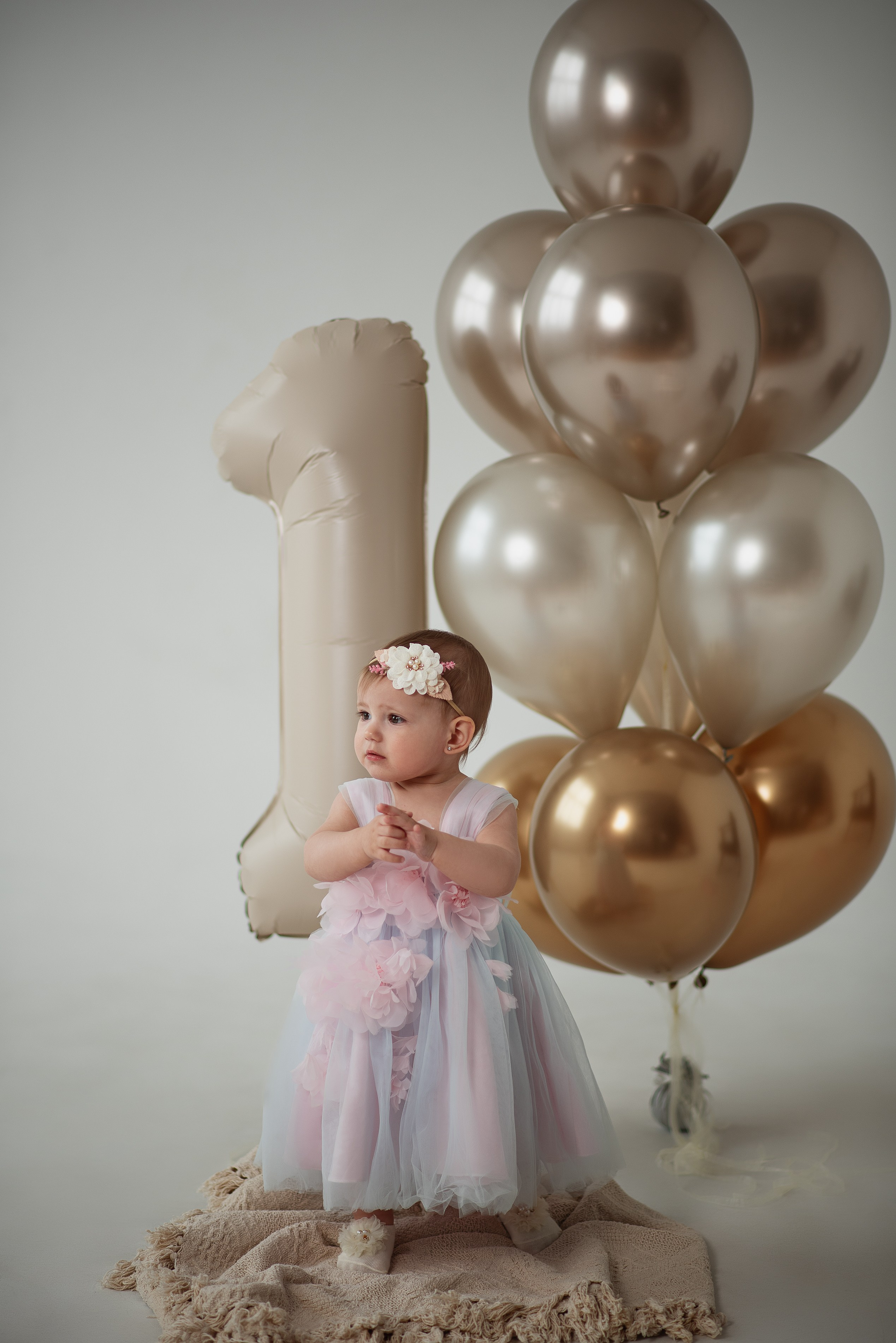 Фотосессия годика Алина. Семейный фотограф в Южно-Сахалинске Анастасия Лимарева