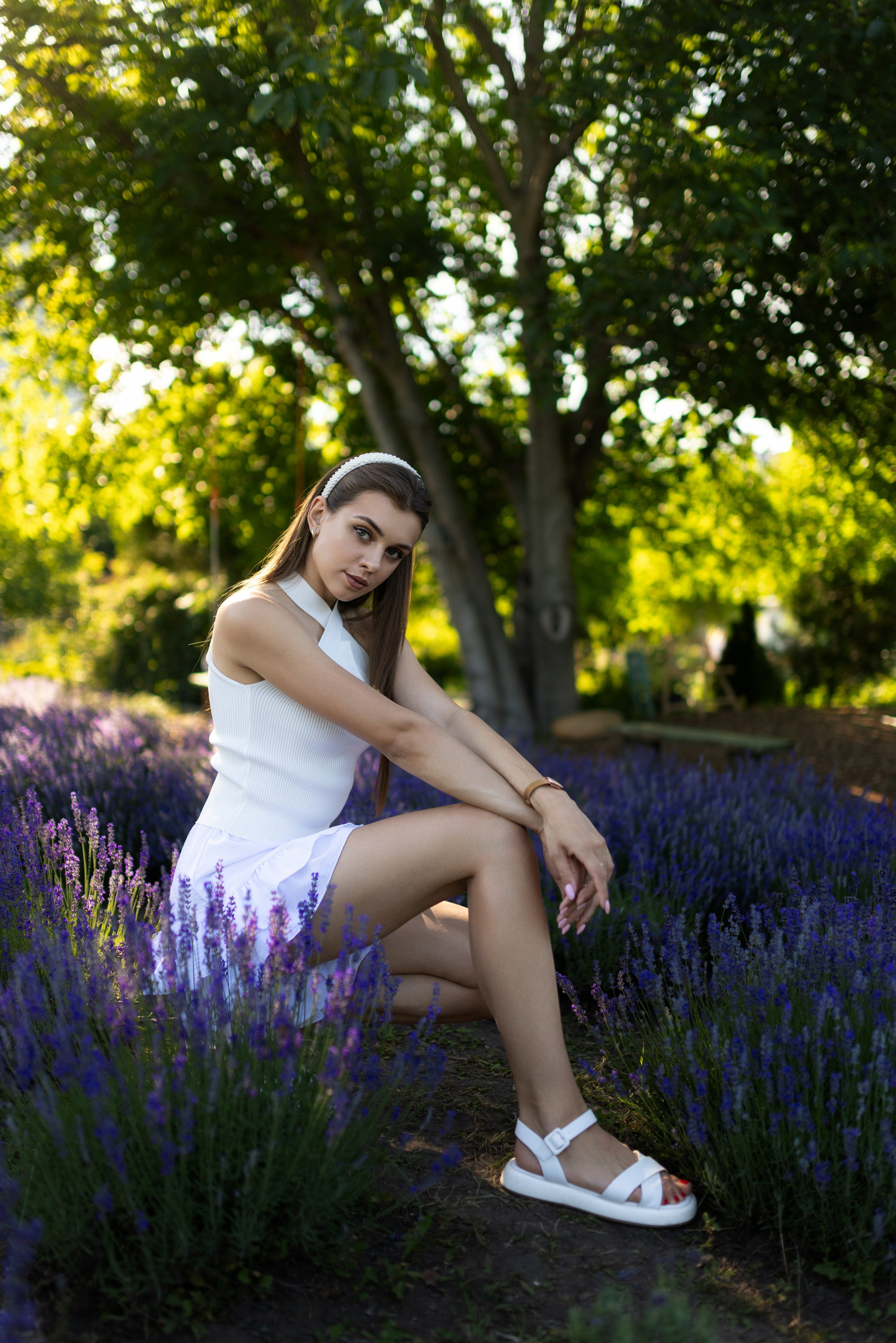 Съемка с Кариной в поле с лавандой в формате для «себя». Дмитрий Шульгин, портретный фотограф в Воронеже