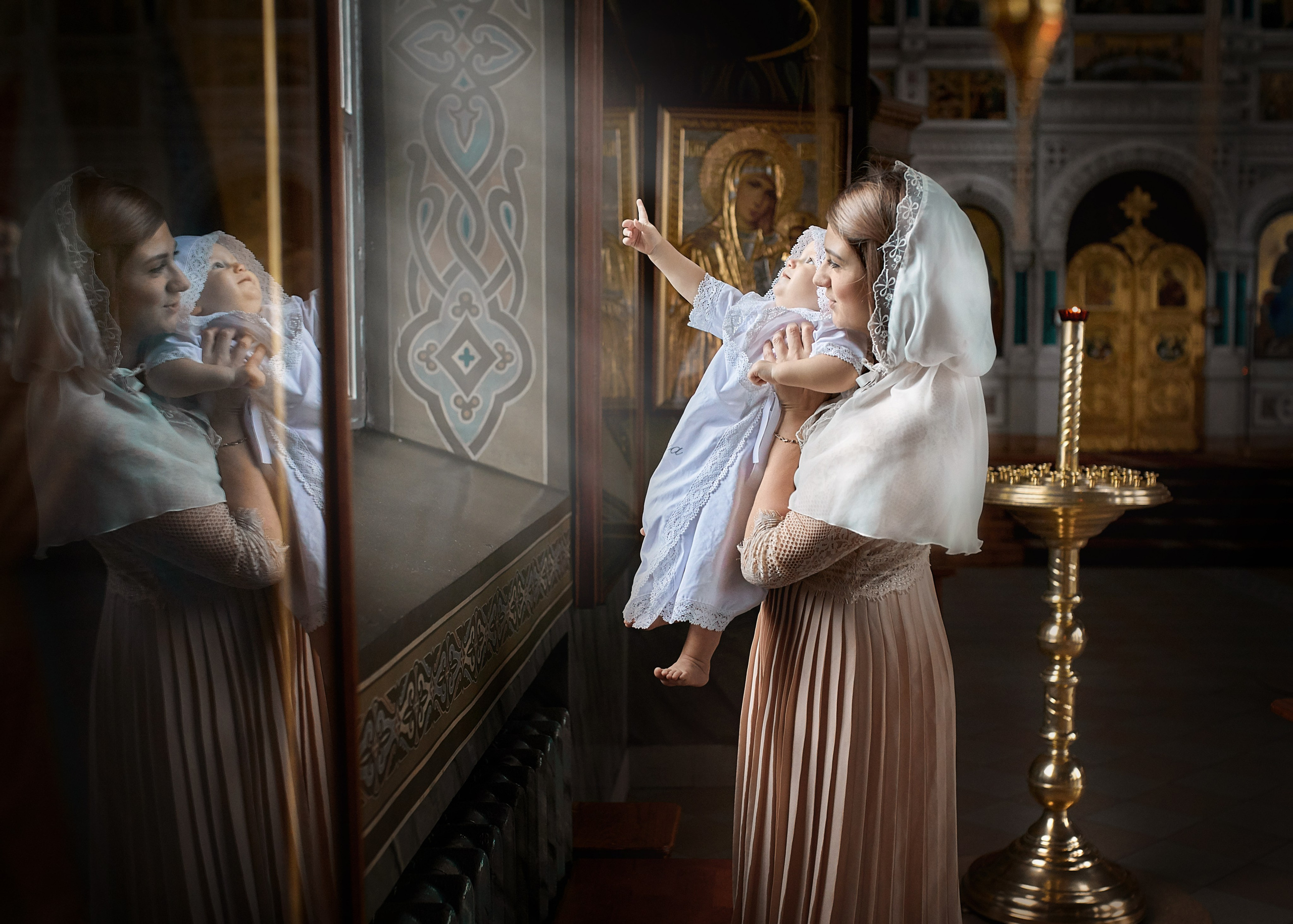 Таинство Крещения. Детский фотограф новорождённых в Ростове-на-Дону. Фотограф крещения. Фотограф Беременности. Детская фотосессия на год