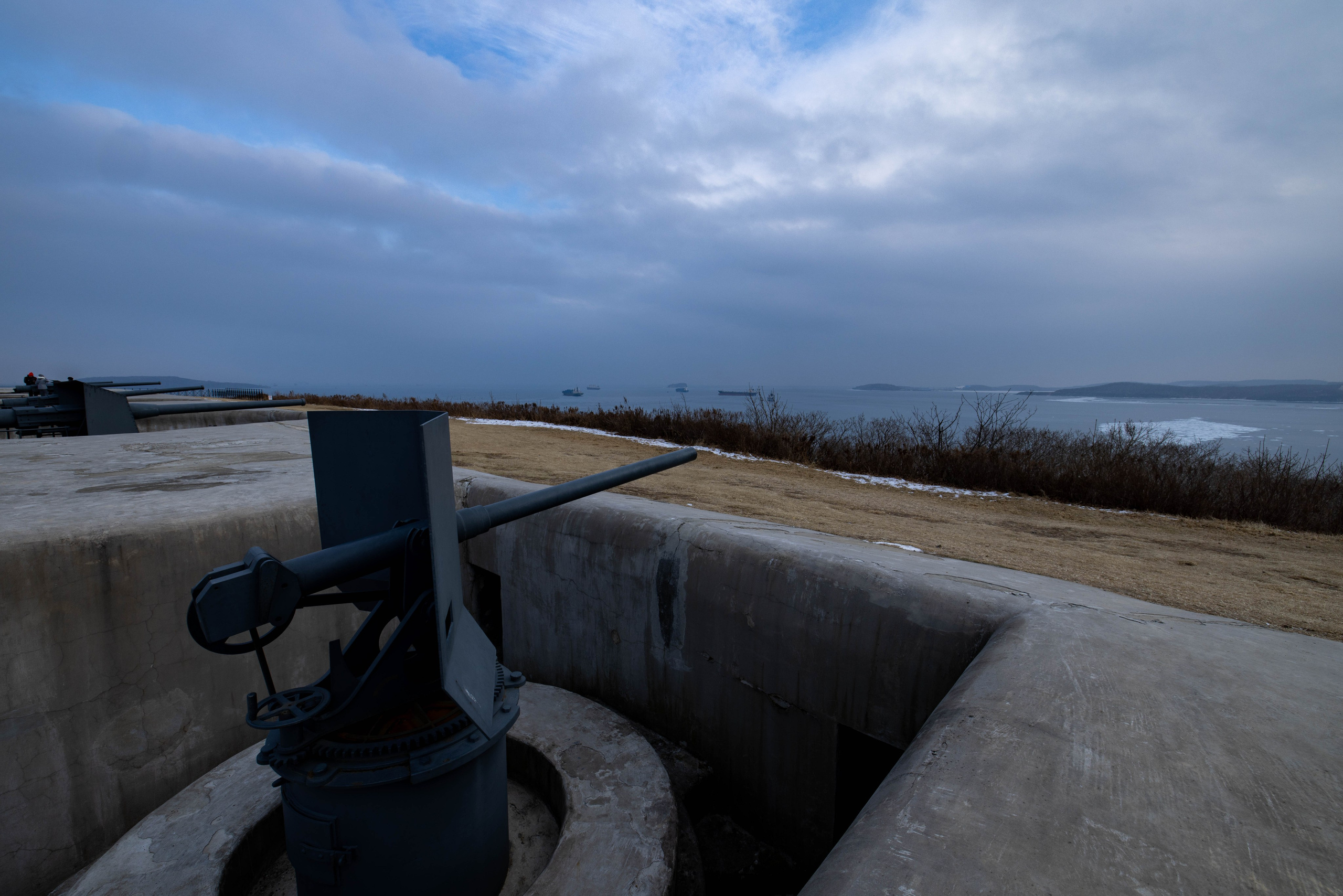 Новосильцевская батарея. Турист оптимист