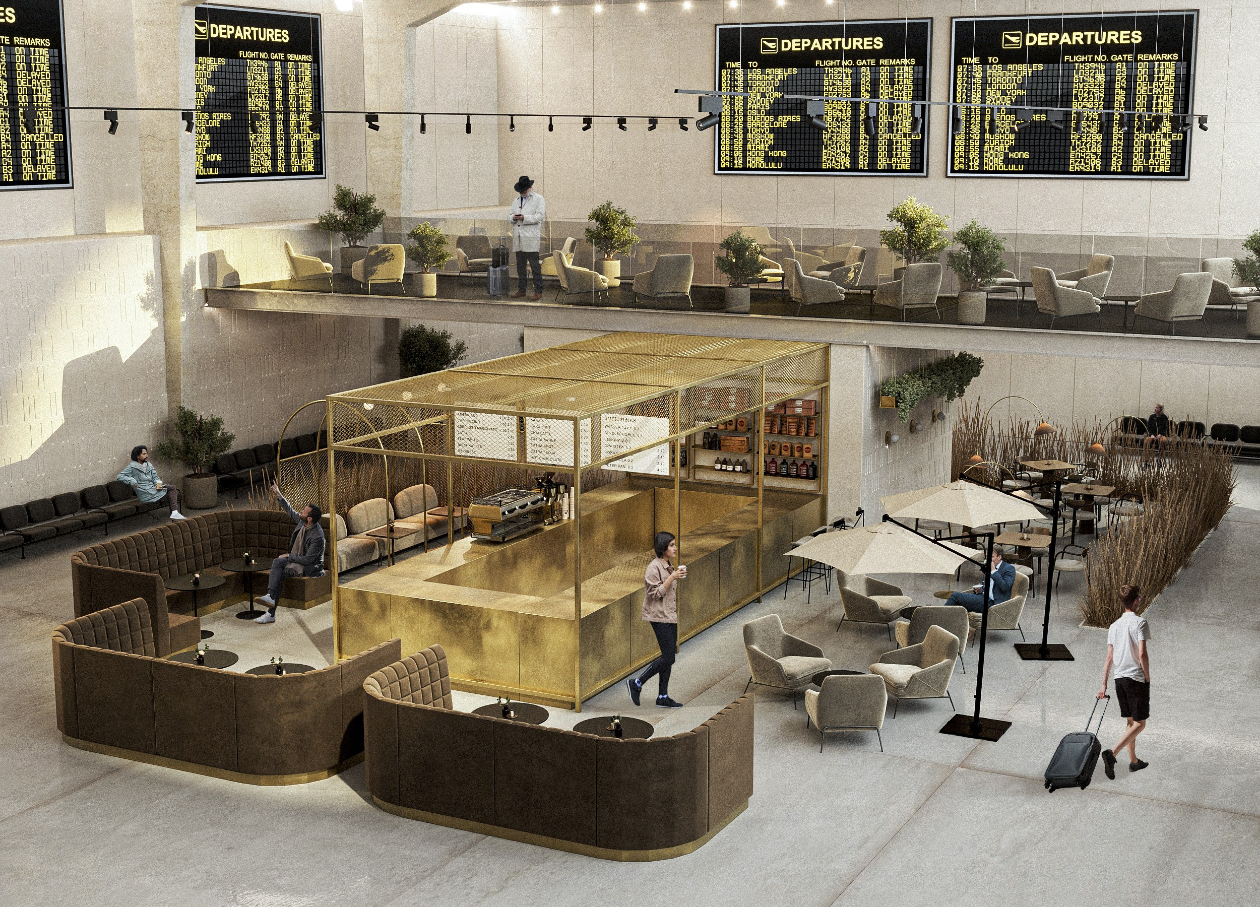 Кофейня в аэропорту. Дизайнер интерьера в Крыму — Валерия Сокорева