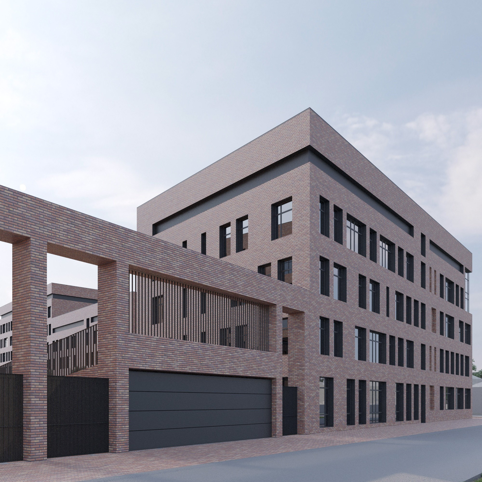 Многоквартирные дома / Dachnaya_GK Вариант 1. SAAS Селиванов Алексей Архитектурная Студия