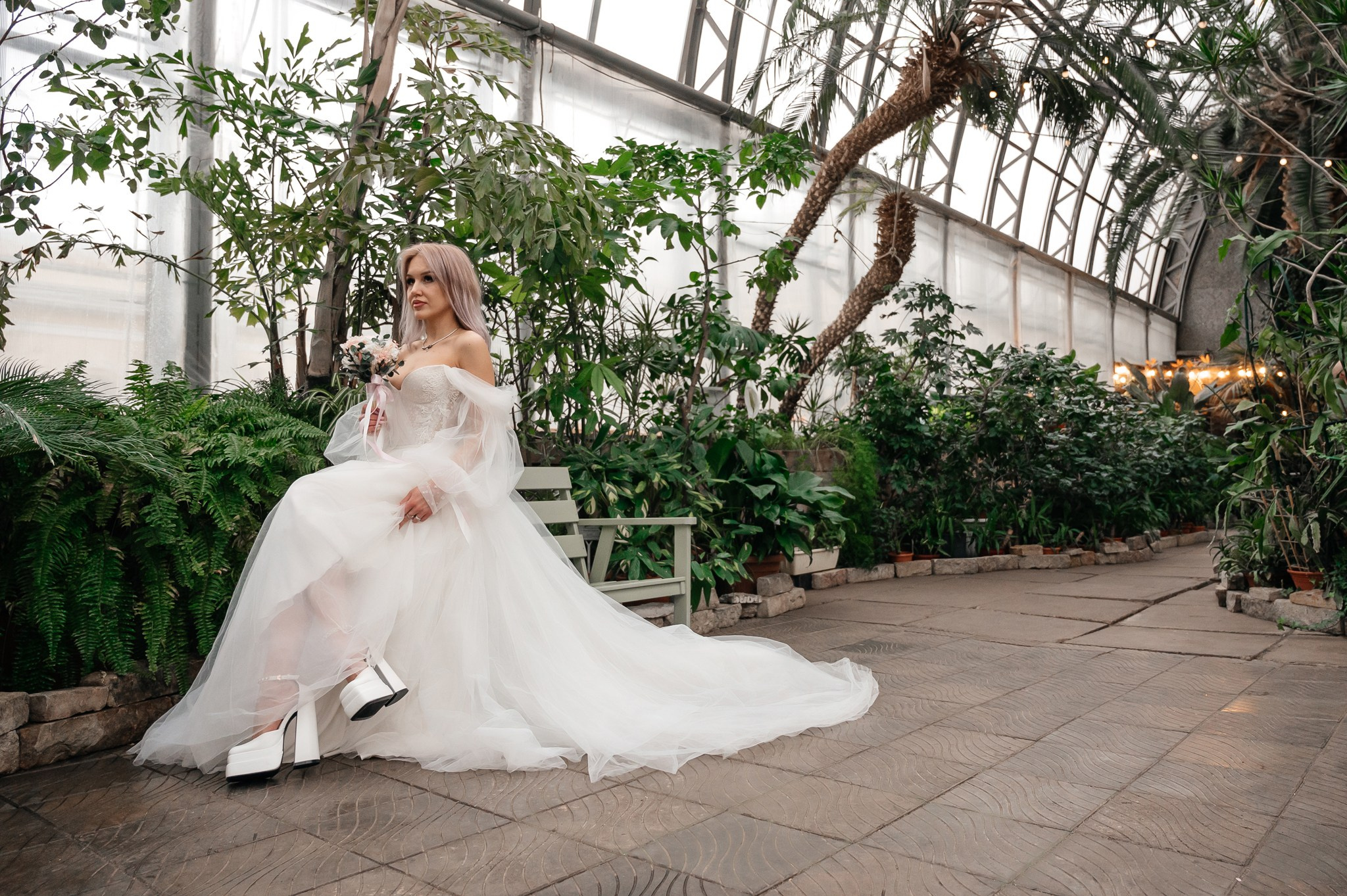 Оранжерея Таврического сада. Свадебный и семейный фотограф из Санкт-Петербурга Климов Анатолий