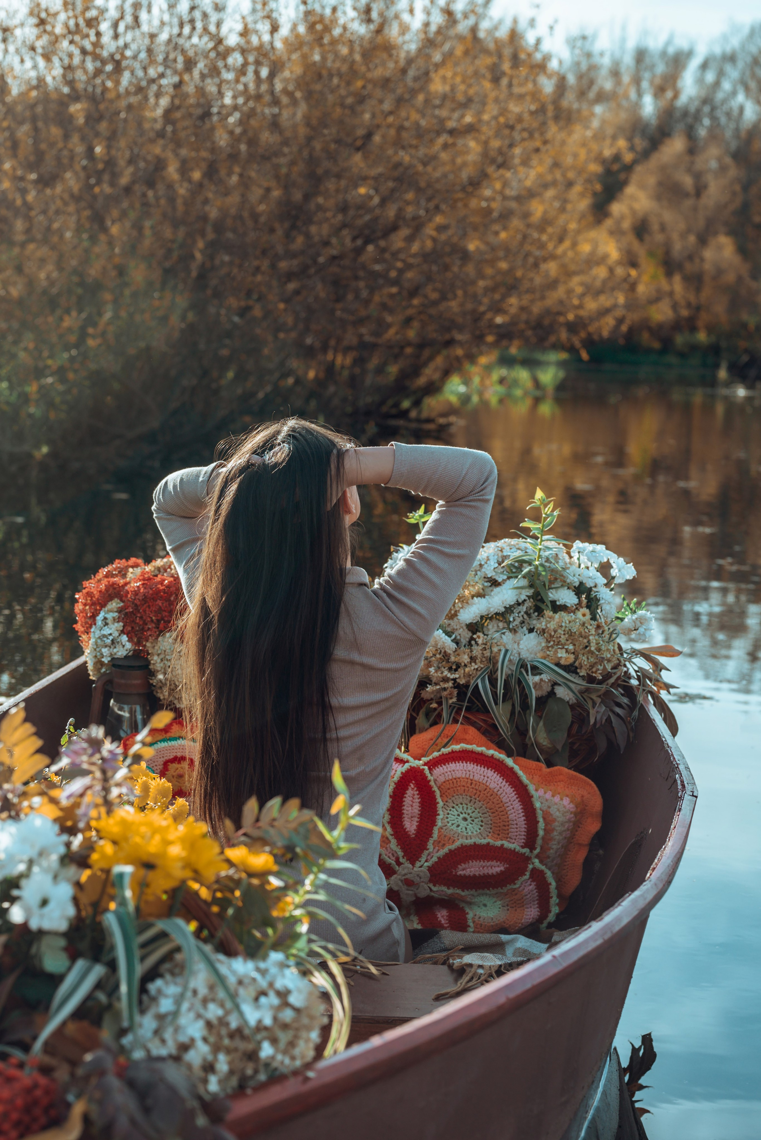 Фотопроект с осенней лодкой. Фотограф в городе Салават