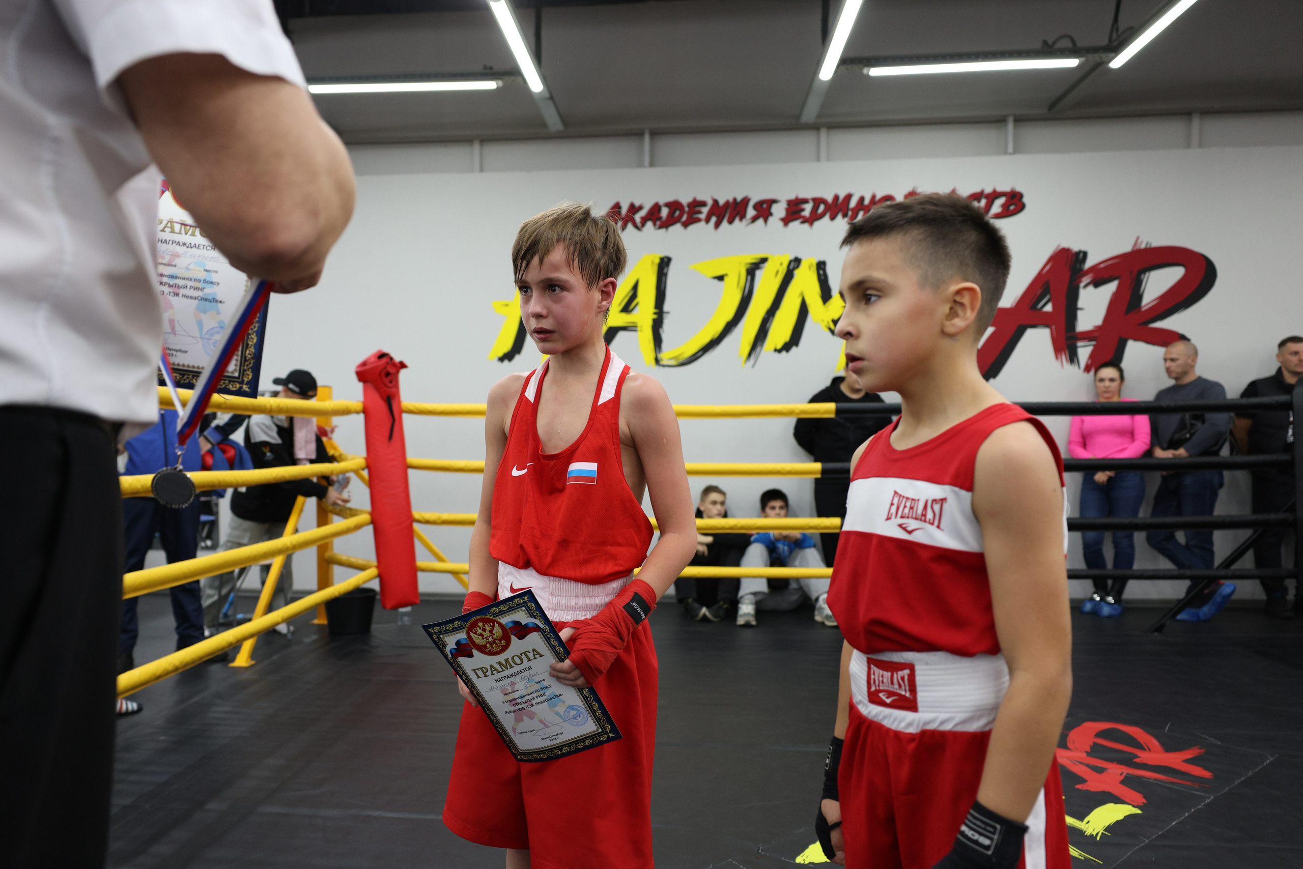 Открытый ринг «кубок ООО «ТЭК НеваСпецТяж». Фотограф Александр Заломаев
