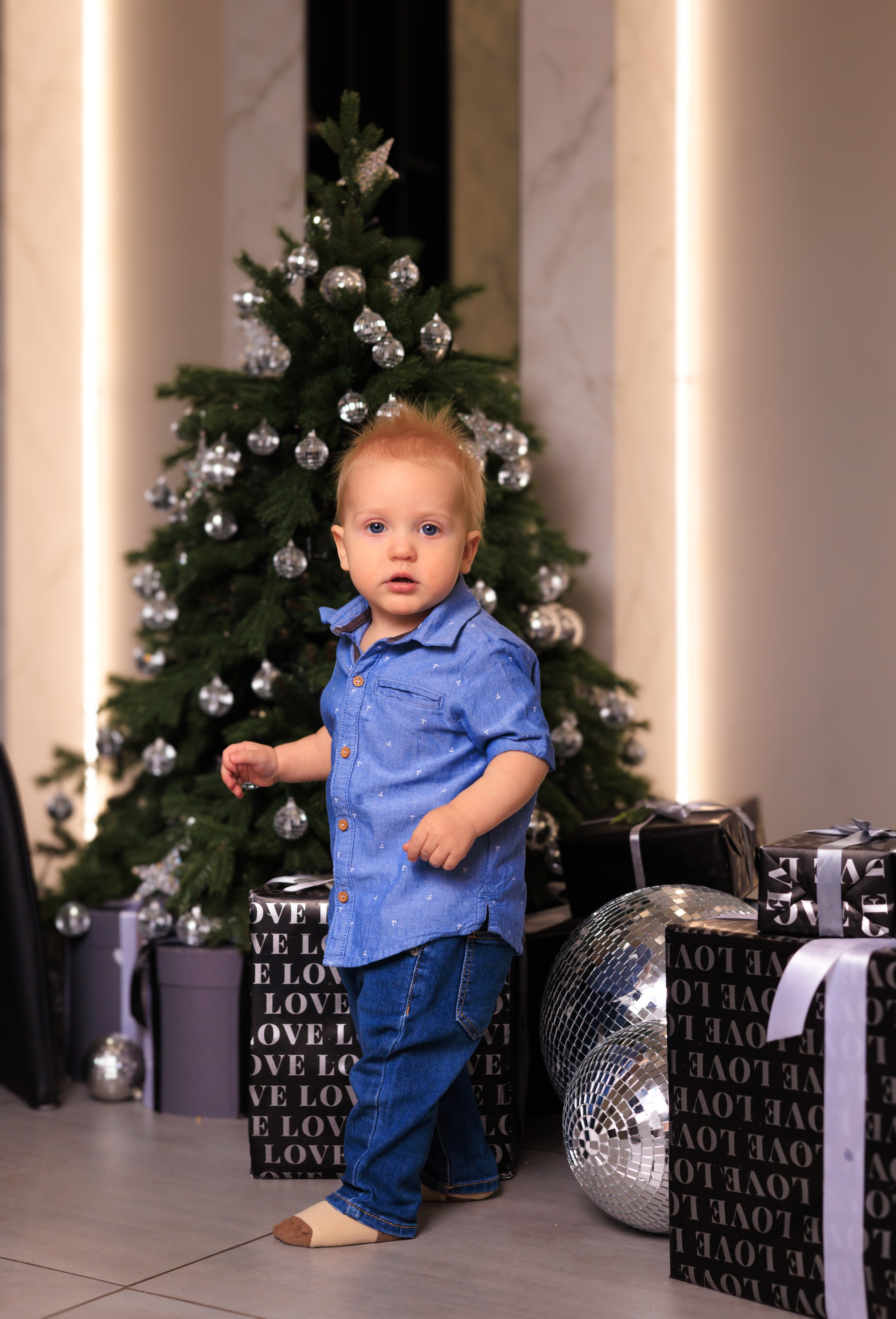 Семейная новогодняя съемка