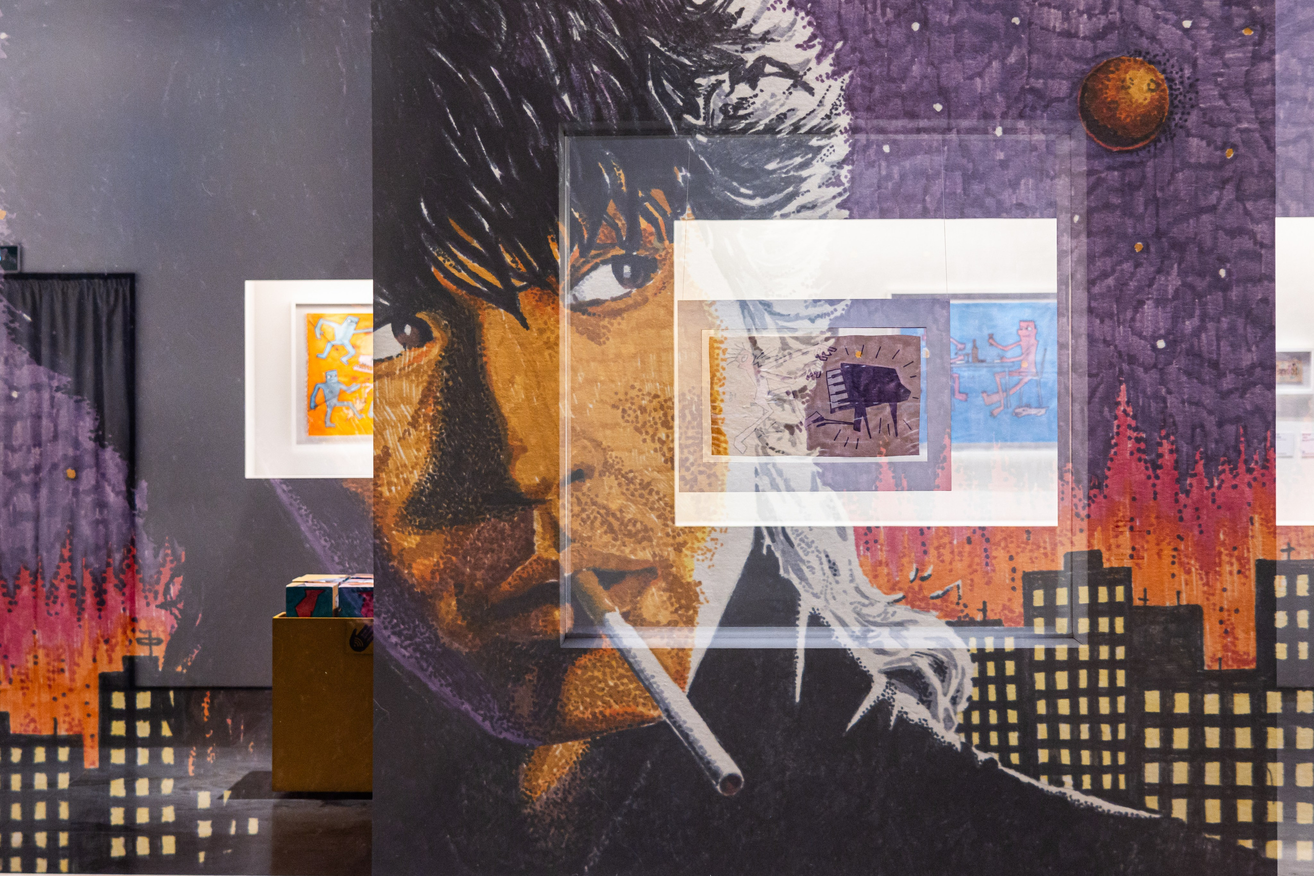 Выставка-байопик «Виктор Цой. Легенда» (10 октября 2025). Репортажный фотограф Алексей Пирязев