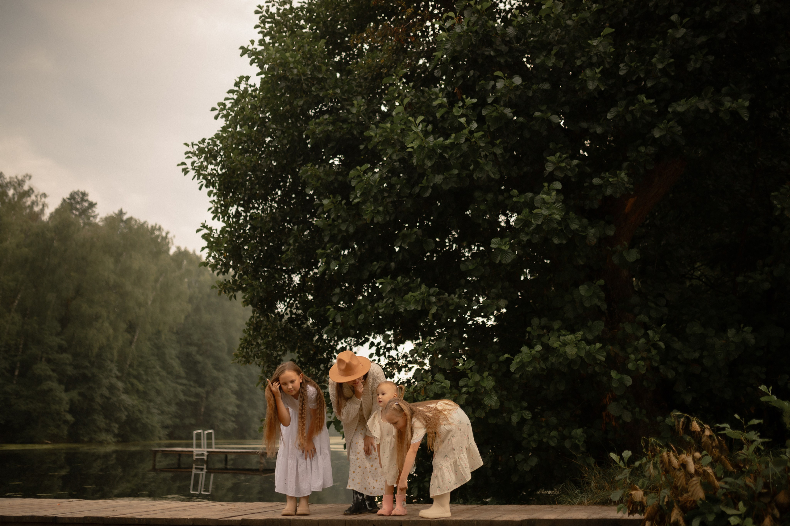 Мама Алина, Маша, Дина и Анечка. Фотограф Татьяна Семенова