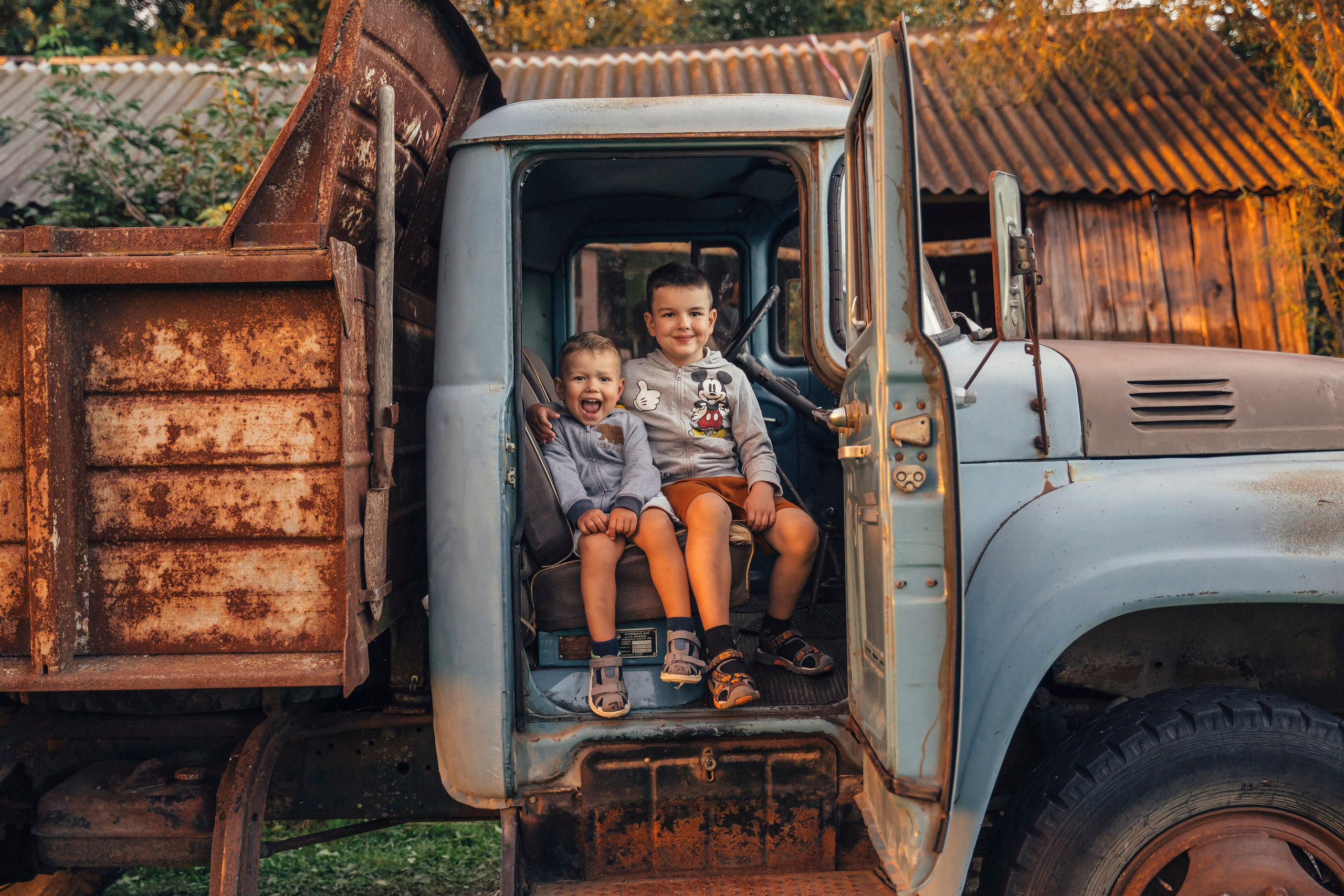 Детская фотосессия с ЗИЛом. Свадебный и семейный фотограф в Москве и МО Геннадий Туманцев