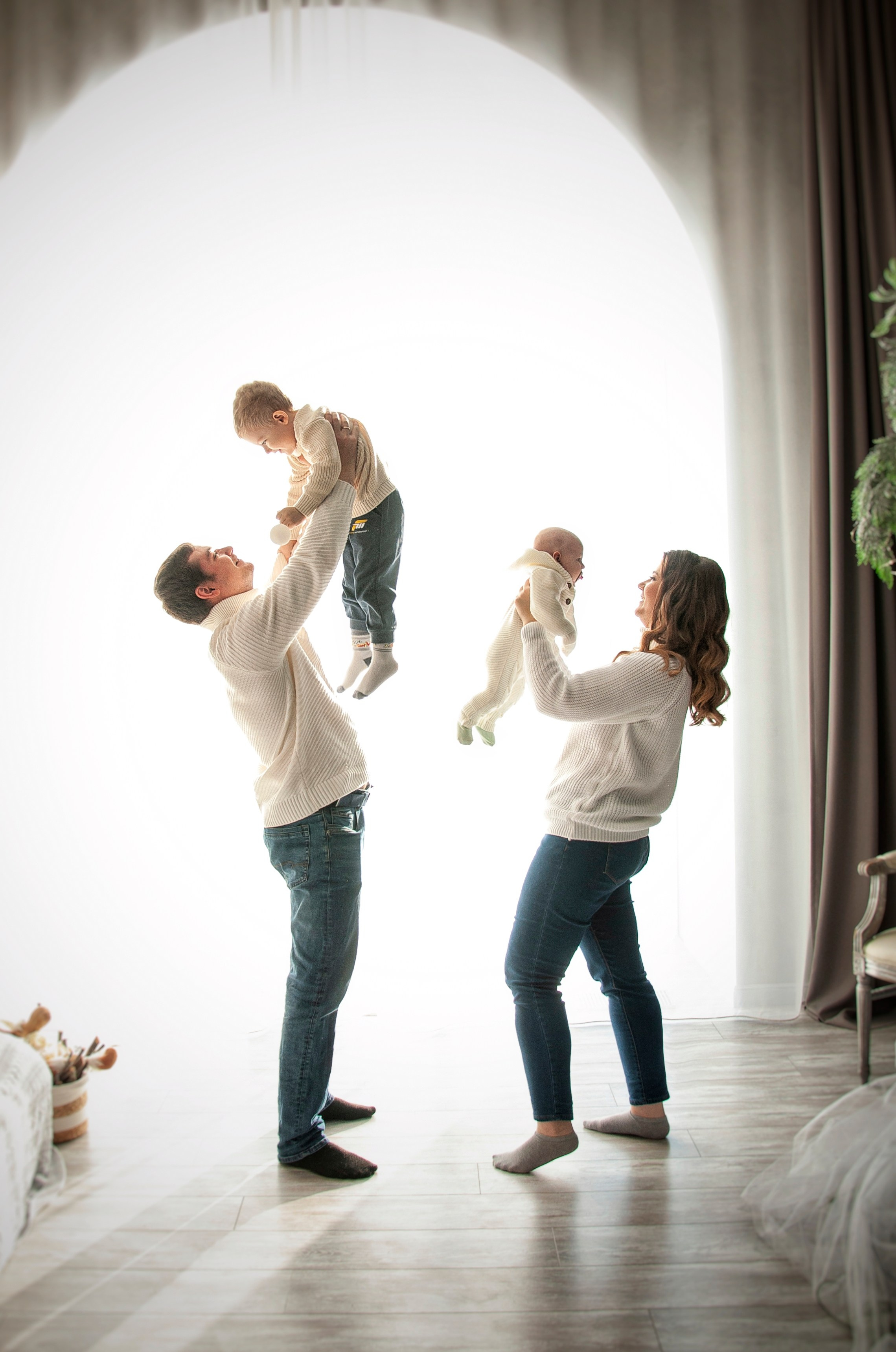 Семейная в студии. Семейный и свадебный фотограф Галина Абакумова, фотосессии в Белгороде