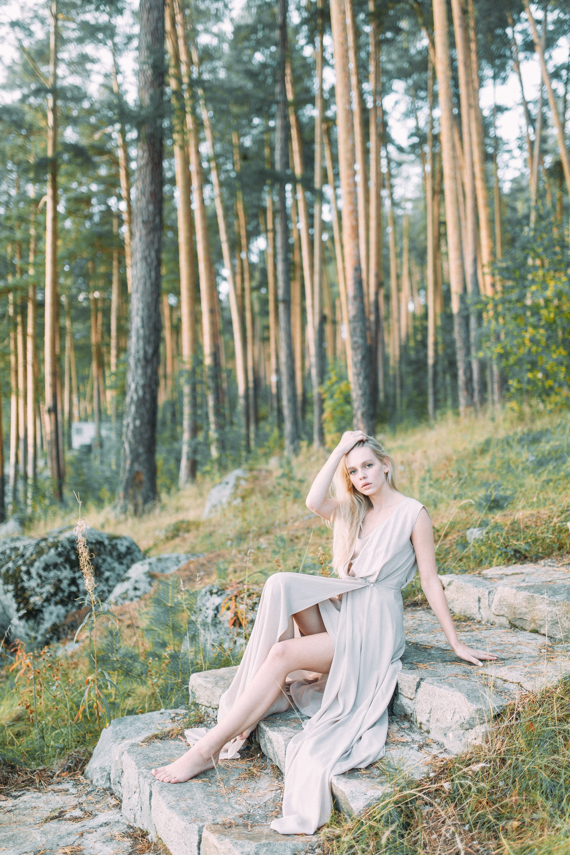 Закатная съемка на озере Тургояк