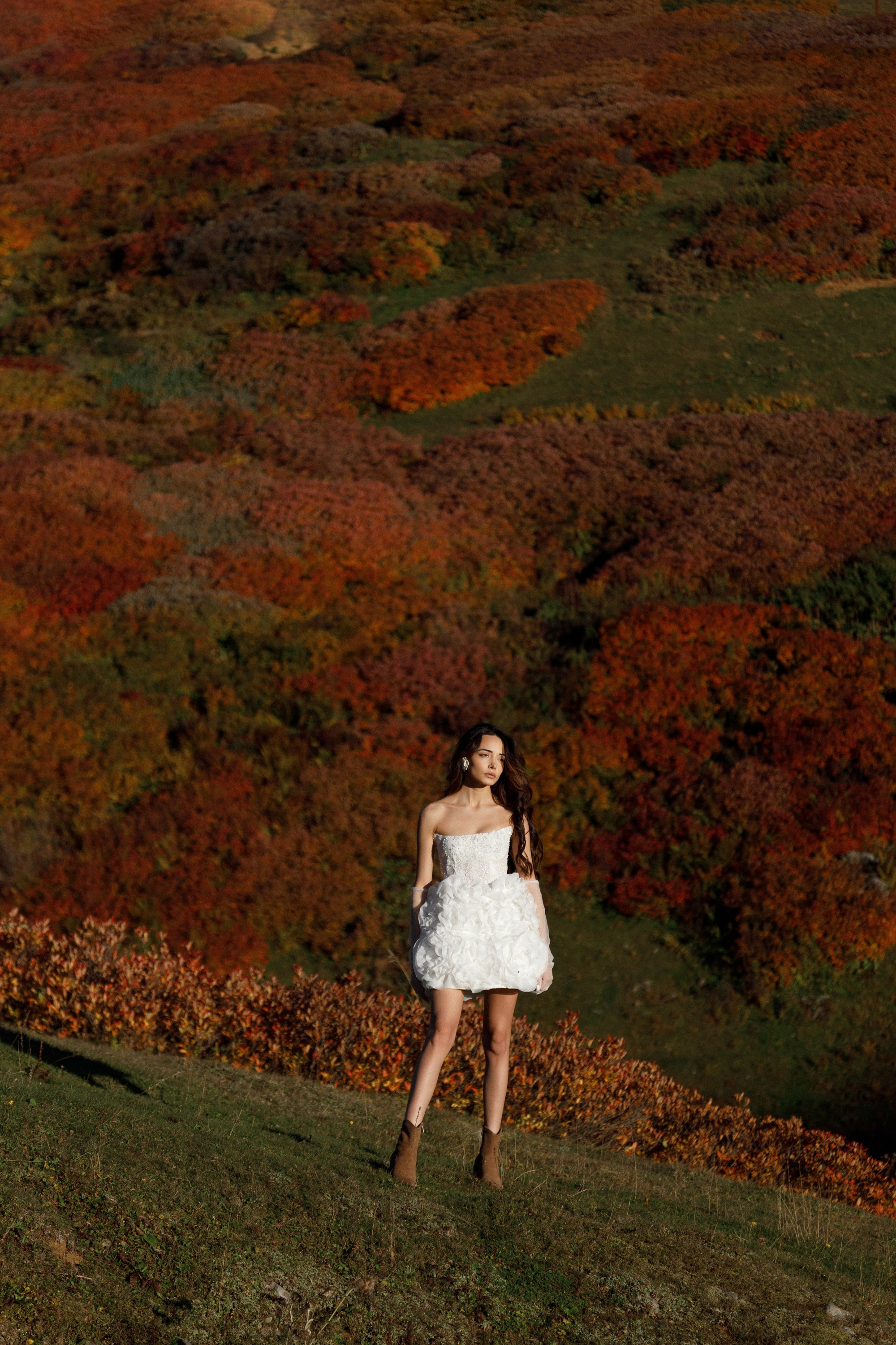 Свадьба в горах на закате