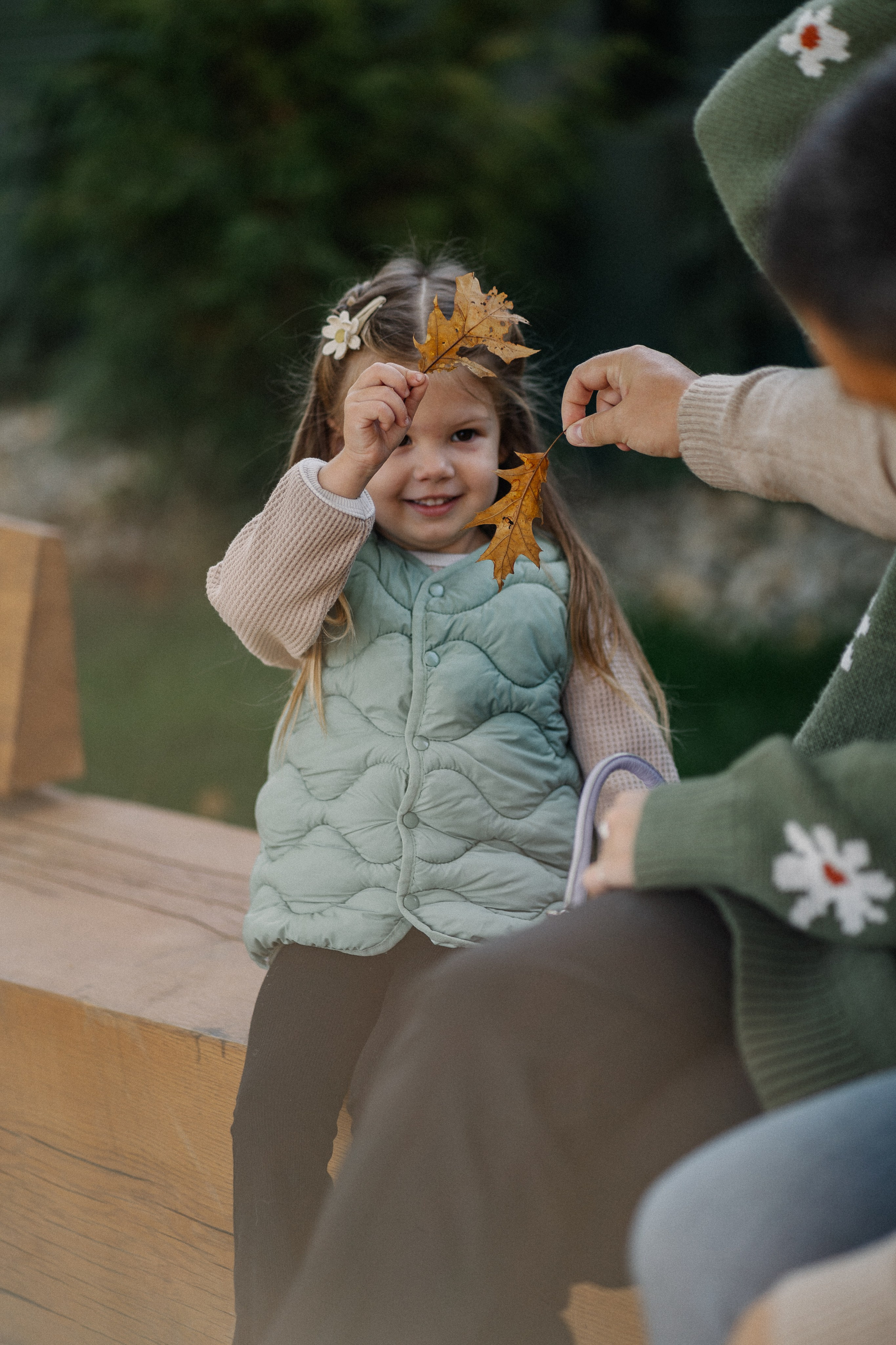 Женёк, Артём и Света в парке. Семейный и детский фотограф в Краснодаре