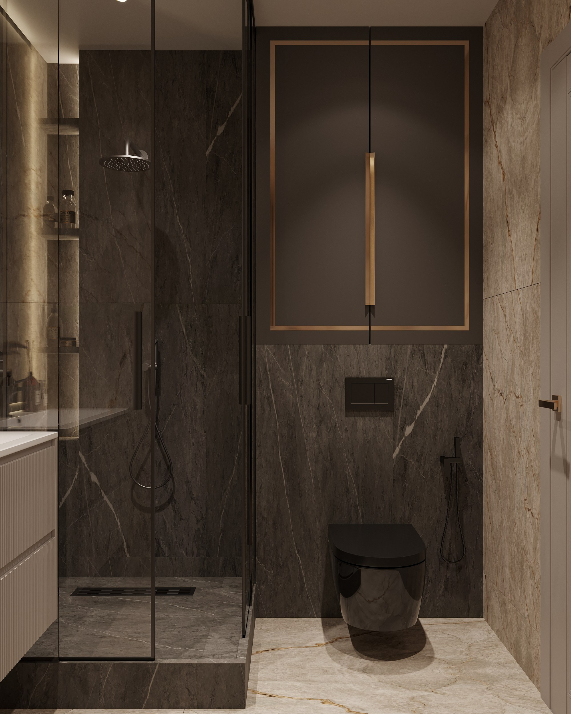 Санузел. Королёва Анастасия | 3D визуализатор